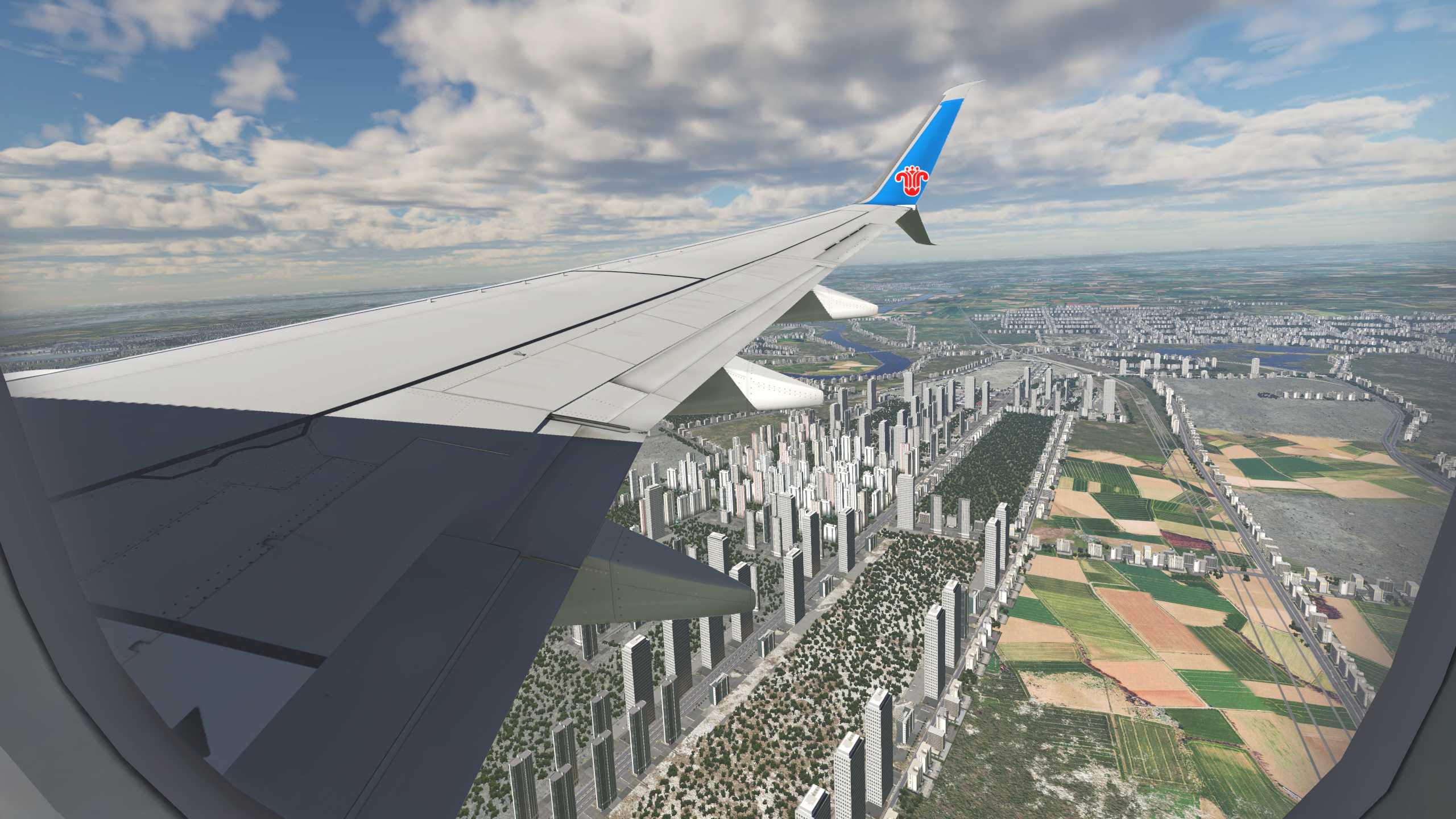 XP11 国内机场和城市地景---武汉（无卫星图）-30 