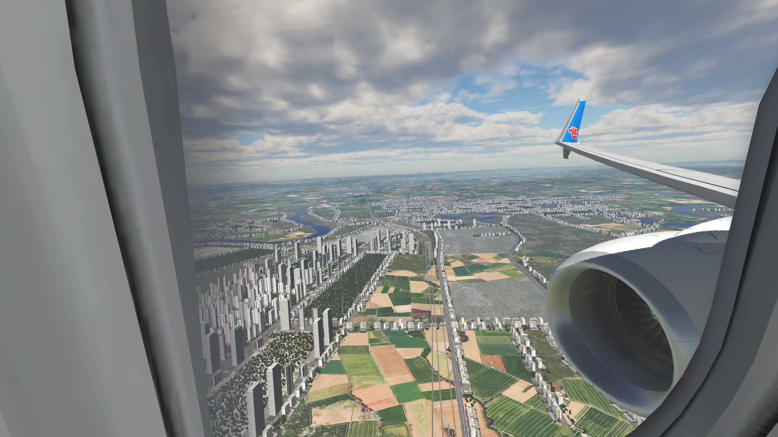 XP11 国内机场和城市地景---武汉（无卫星图）-8716 