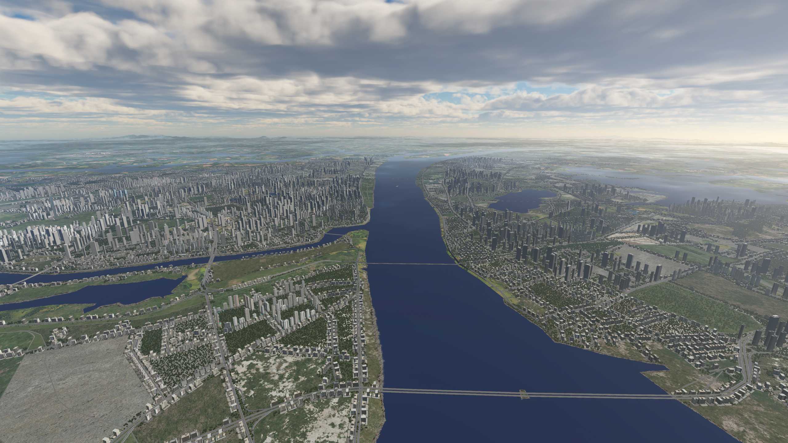 XP11 国内机场和城市地景---武汉（无卫星图）-3754 