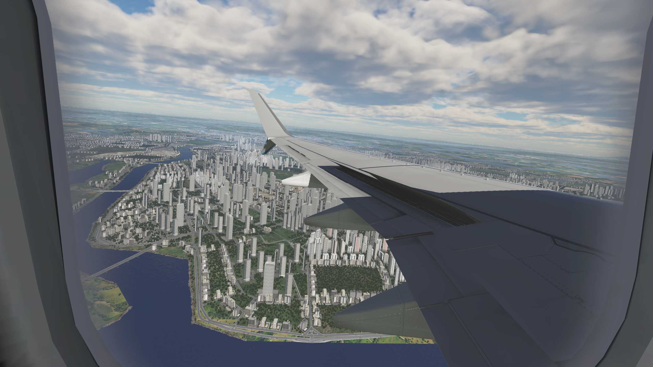 XP11 国内机场和城市地景---武汉（无卫星图）-6600 