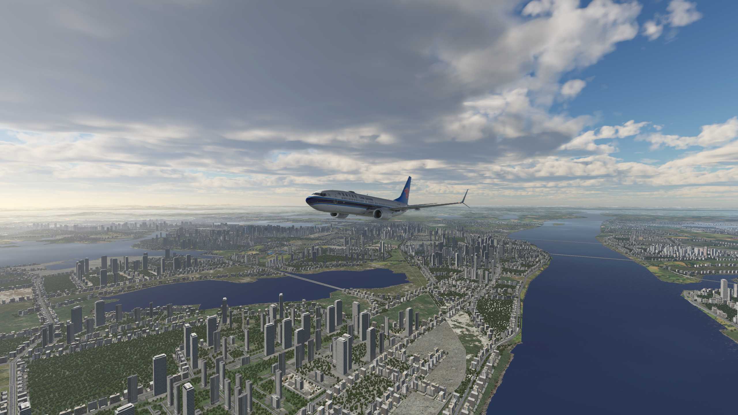 XP11 国内机场和城市地景---武汉（无卫星图）-8147 