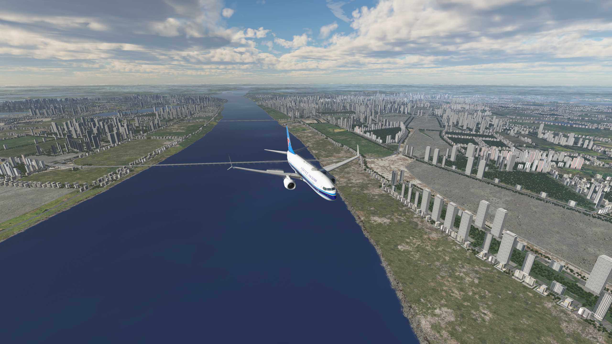 XP11 国内机场和城市地景---武汉（无卫星图）-7553 