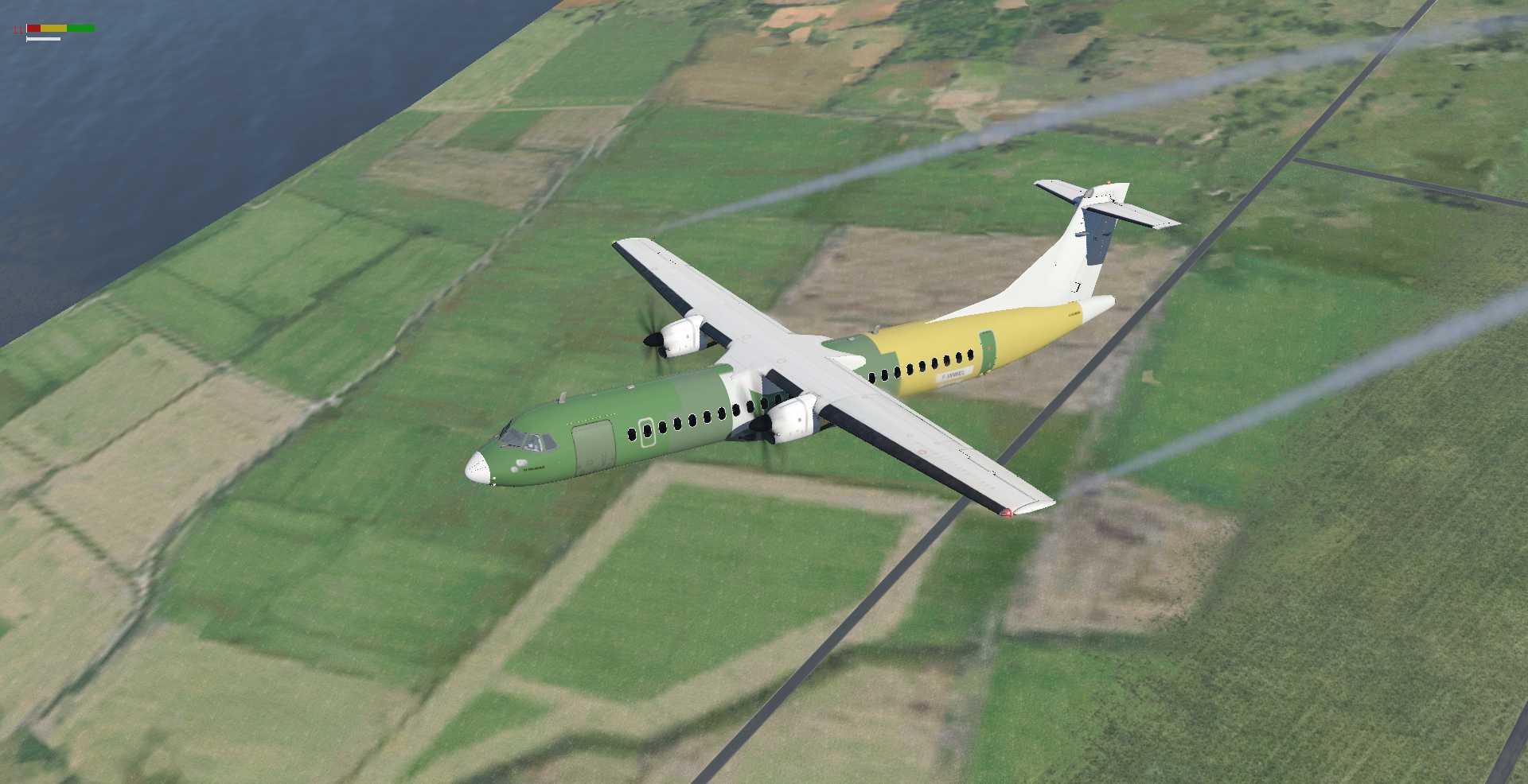 飛著自己的ATR 72-500-8820 