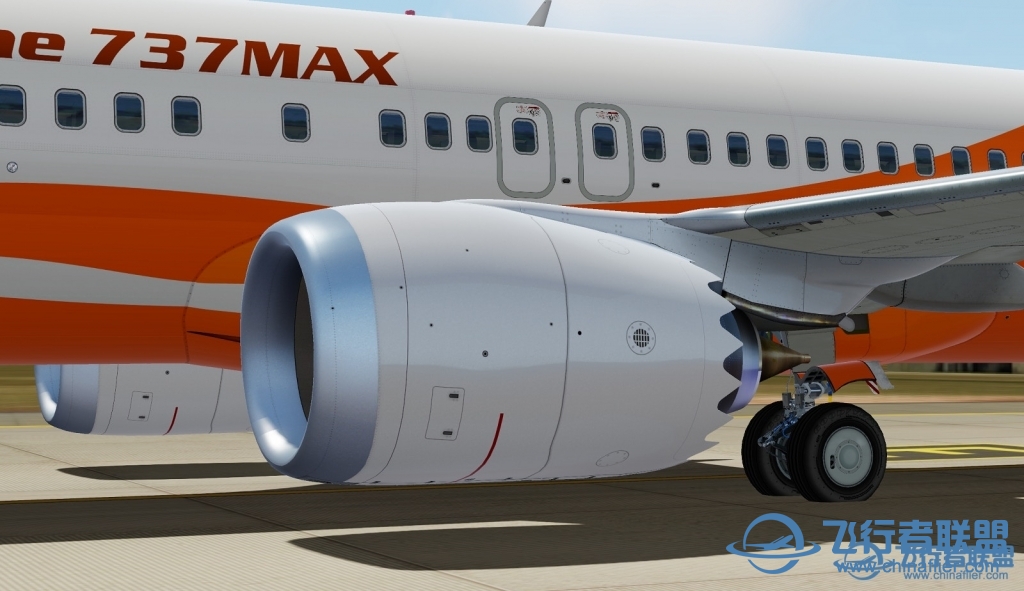 P3D要迎来第一家全真B737MAX-7974 