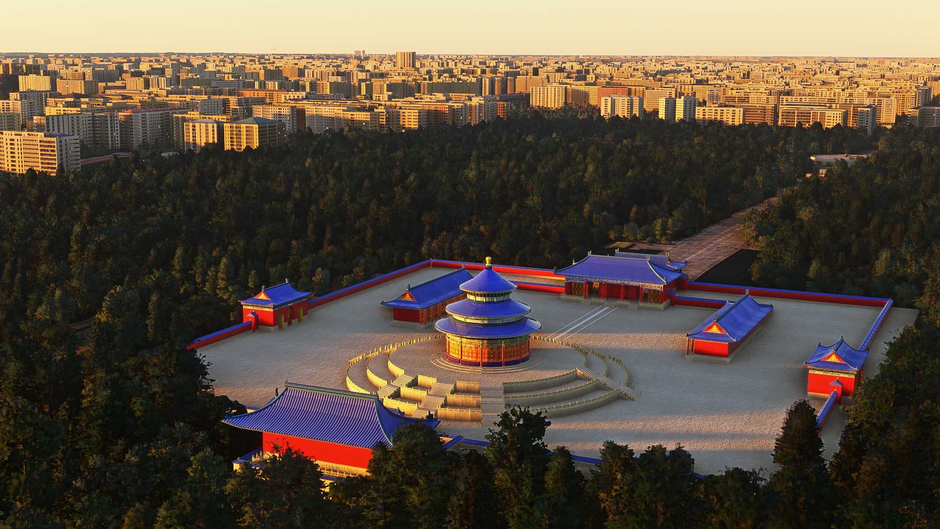 WF Scenery Studio 北京首都国际机场地景初体验-320 