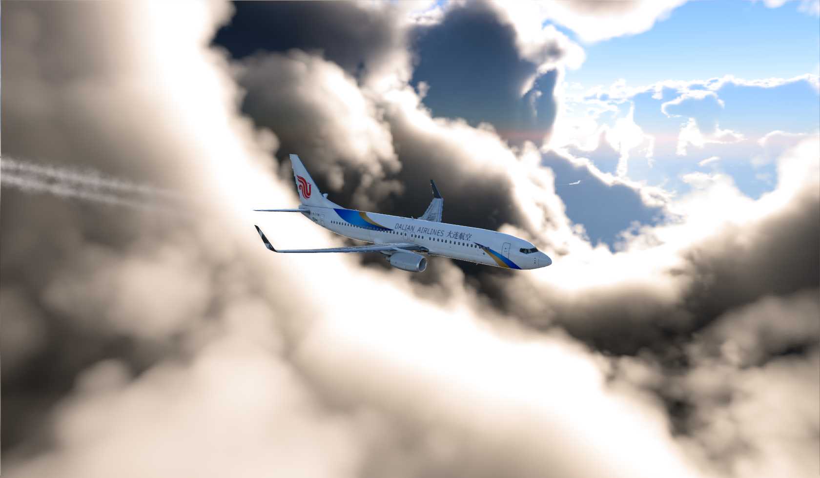 XP12 日常飞行 体积云比XP11的好看多了-5186 
