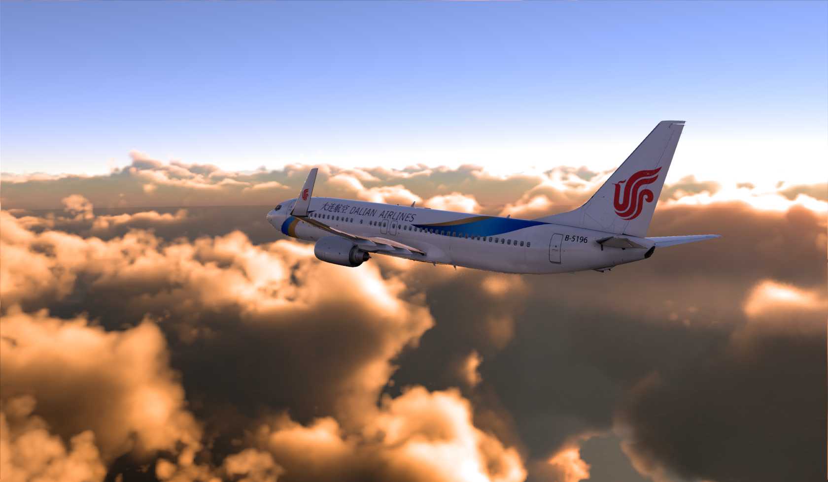 XP12 日常飞行 体积云比XP11的好看多了-4019 