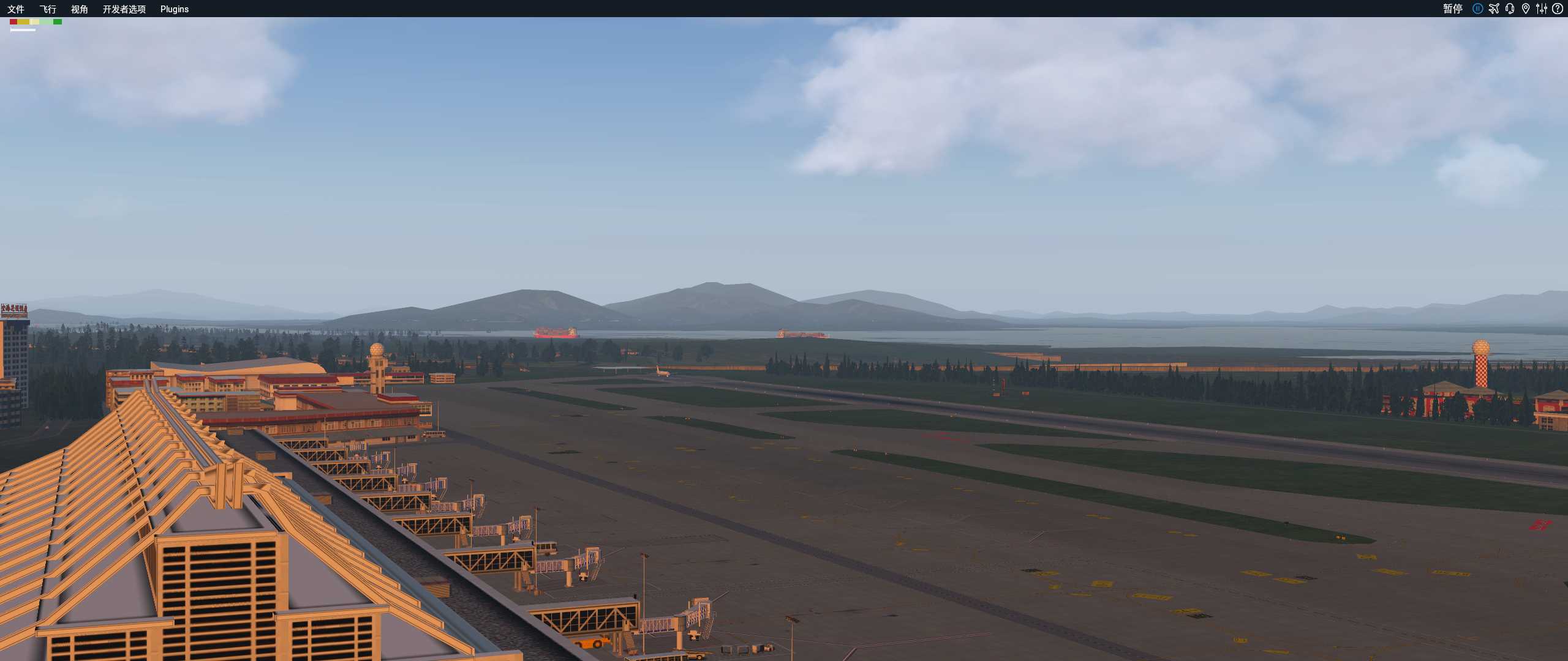 美图/ P3D Xplane11 A320画面对比-3399 