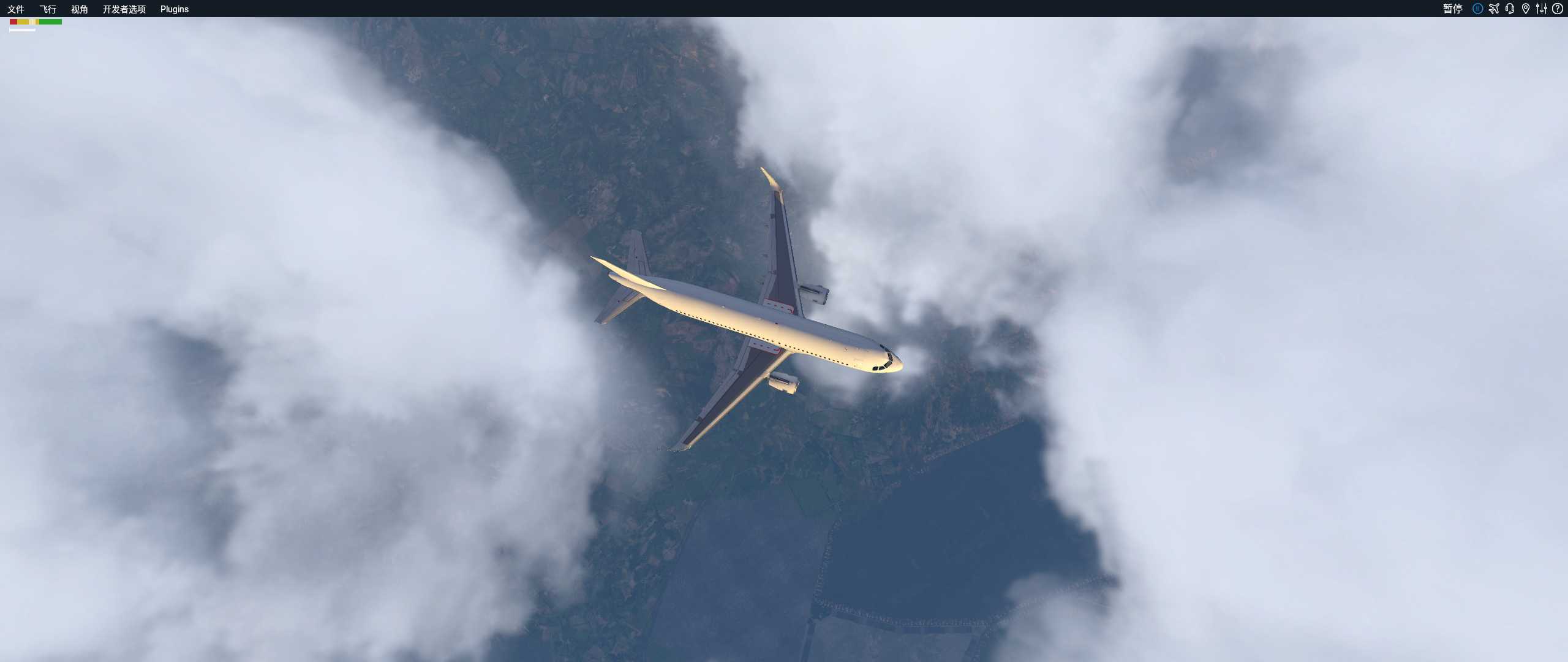 美图/ P3D Xplane11 A320画面对比-3342 