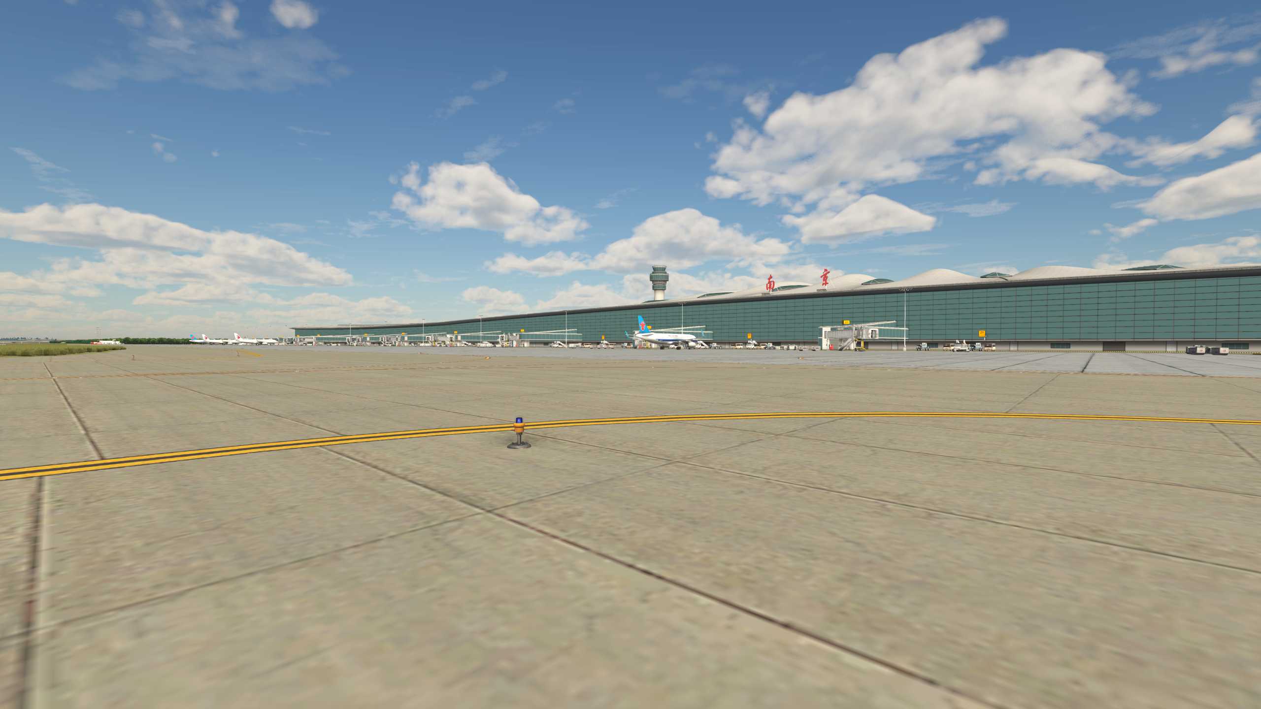 XP11 南京市中心那幢高楼居然是X-Plane大厦-1090 