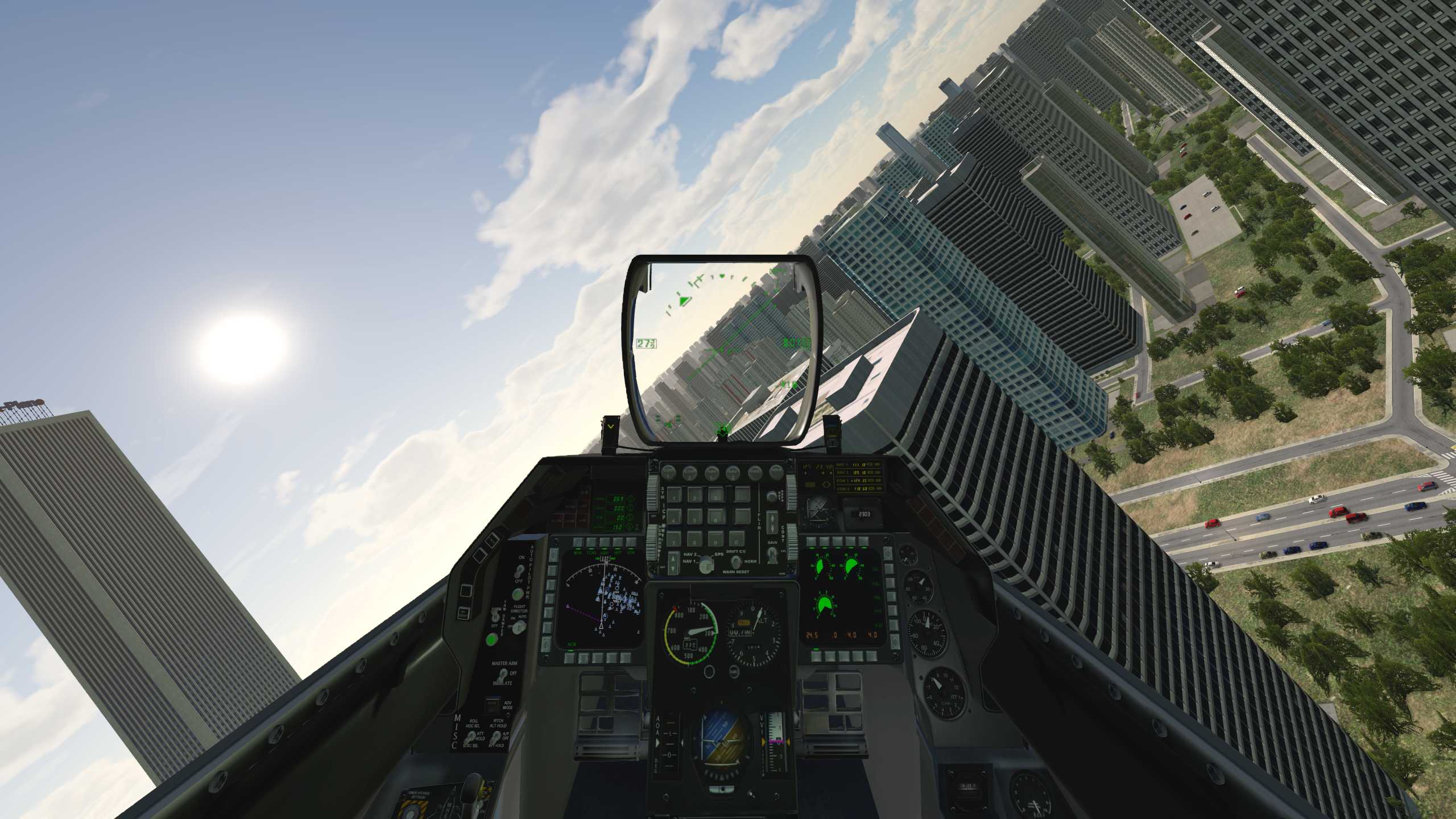 XP11 南京市中心那幢高楼居然是X-Plane大厦-8533 