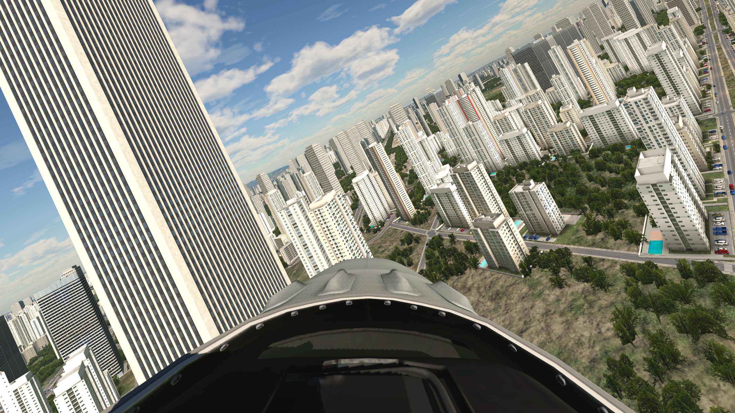 XP11 南京市中心那幢高楼居然是X-Plane大厦-3448 