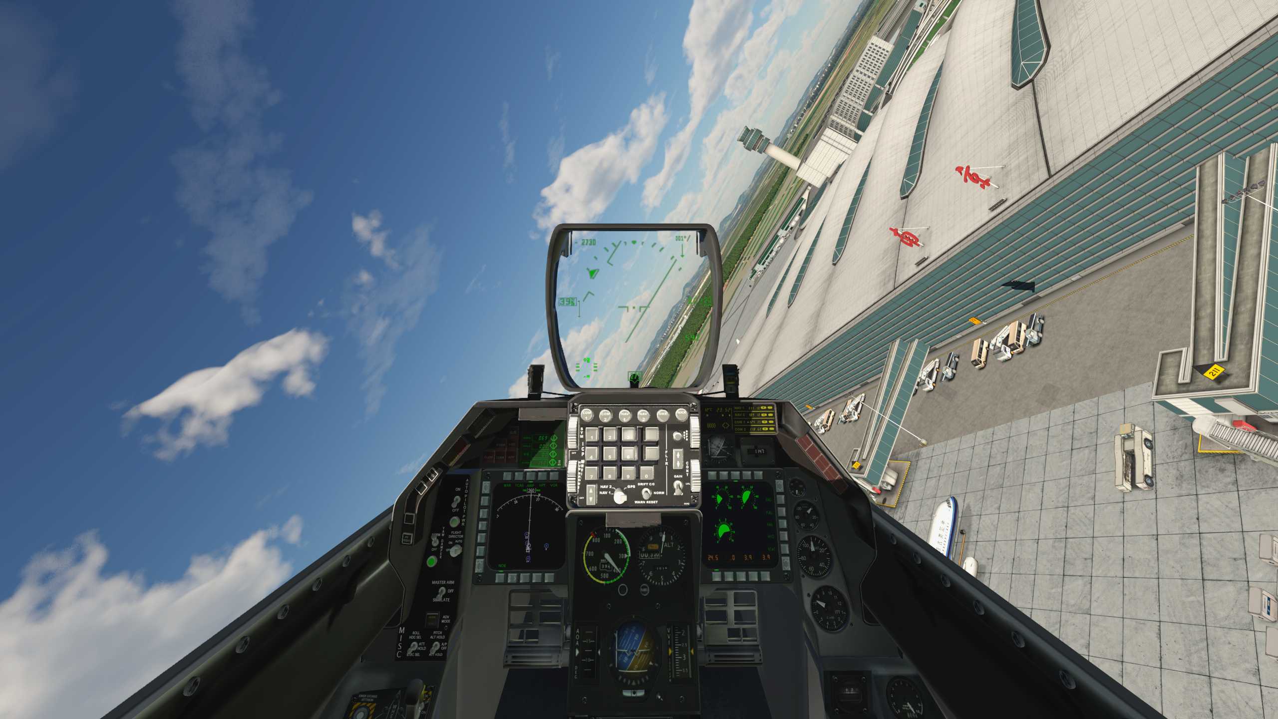 XP11 南京市中心那幢高楼居然是X-Plane大厦-6042 