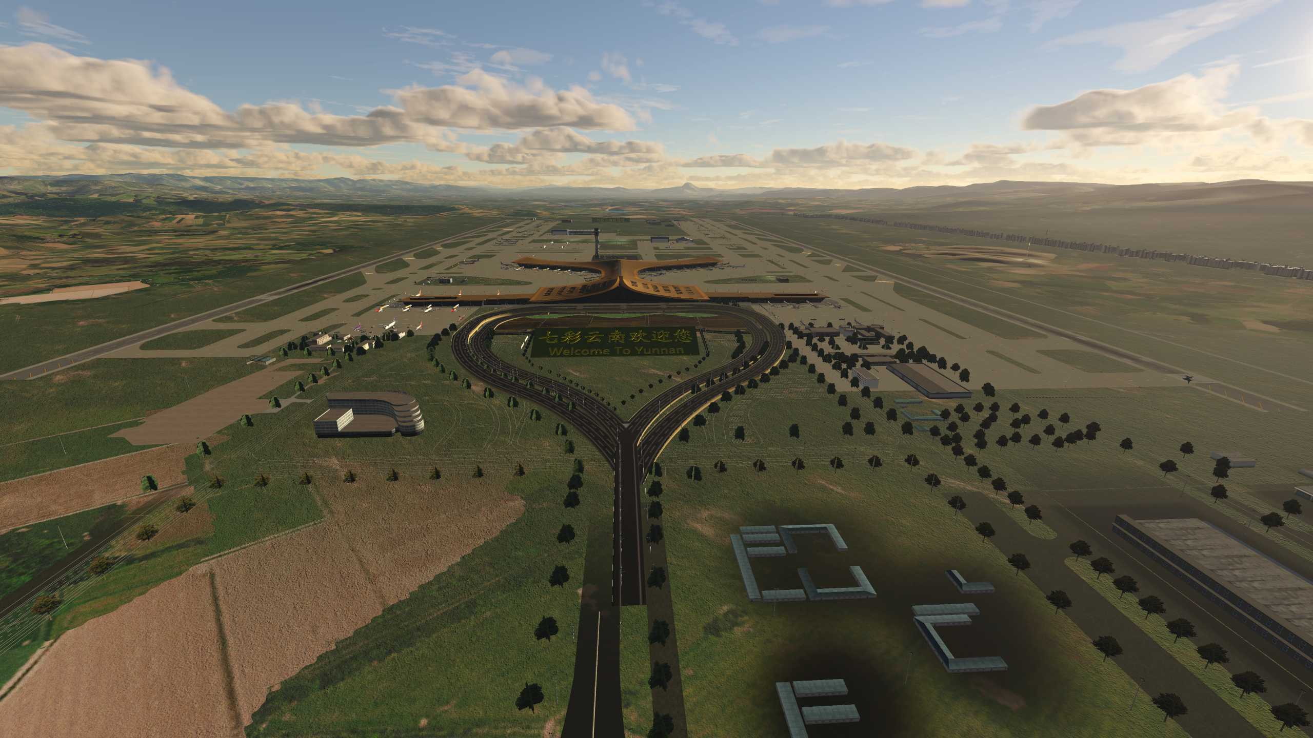 XP11 昆明长水机场和昆明市区-189 