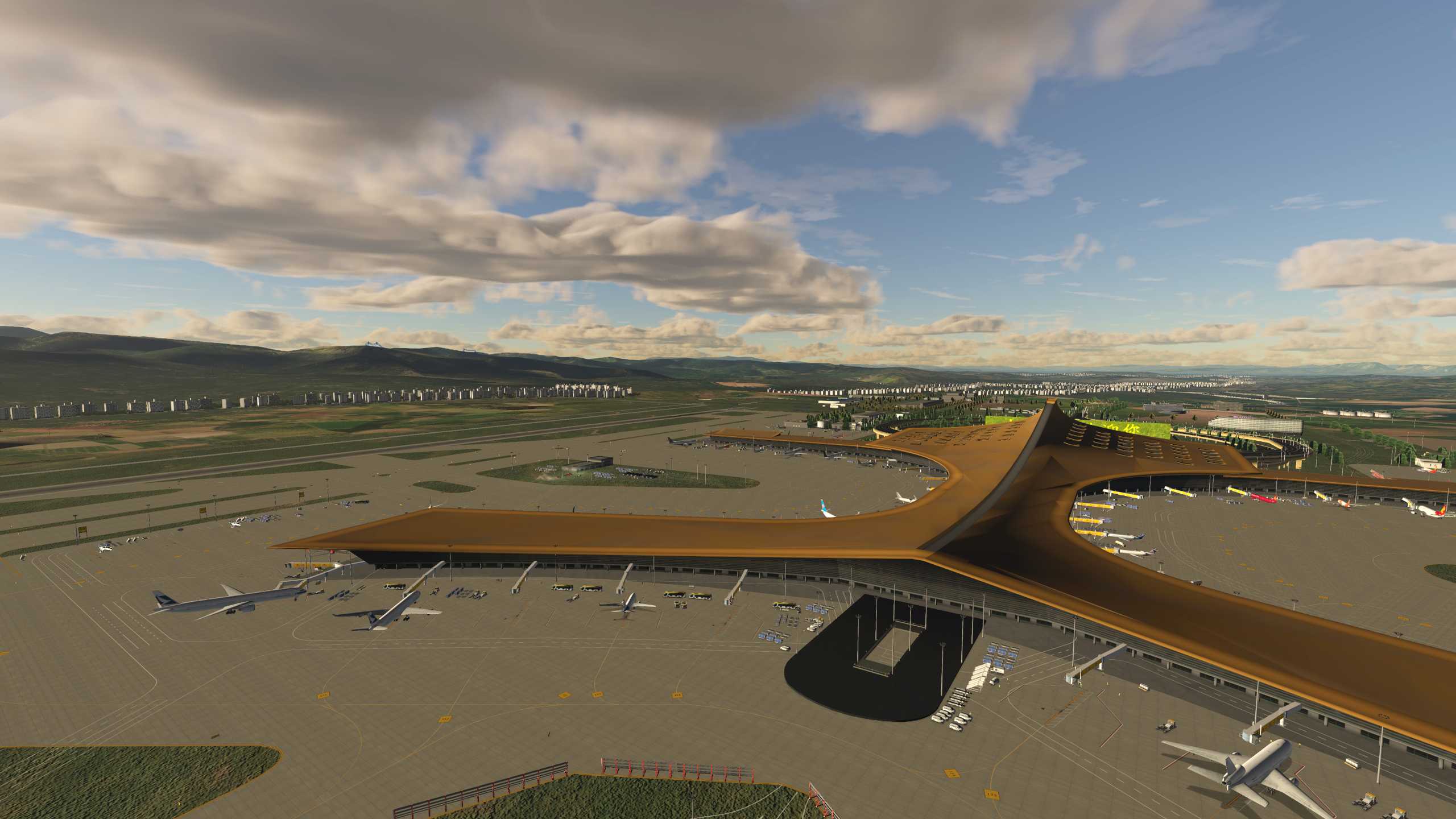 XP11 昆明长水机场和昆明市区-6697 