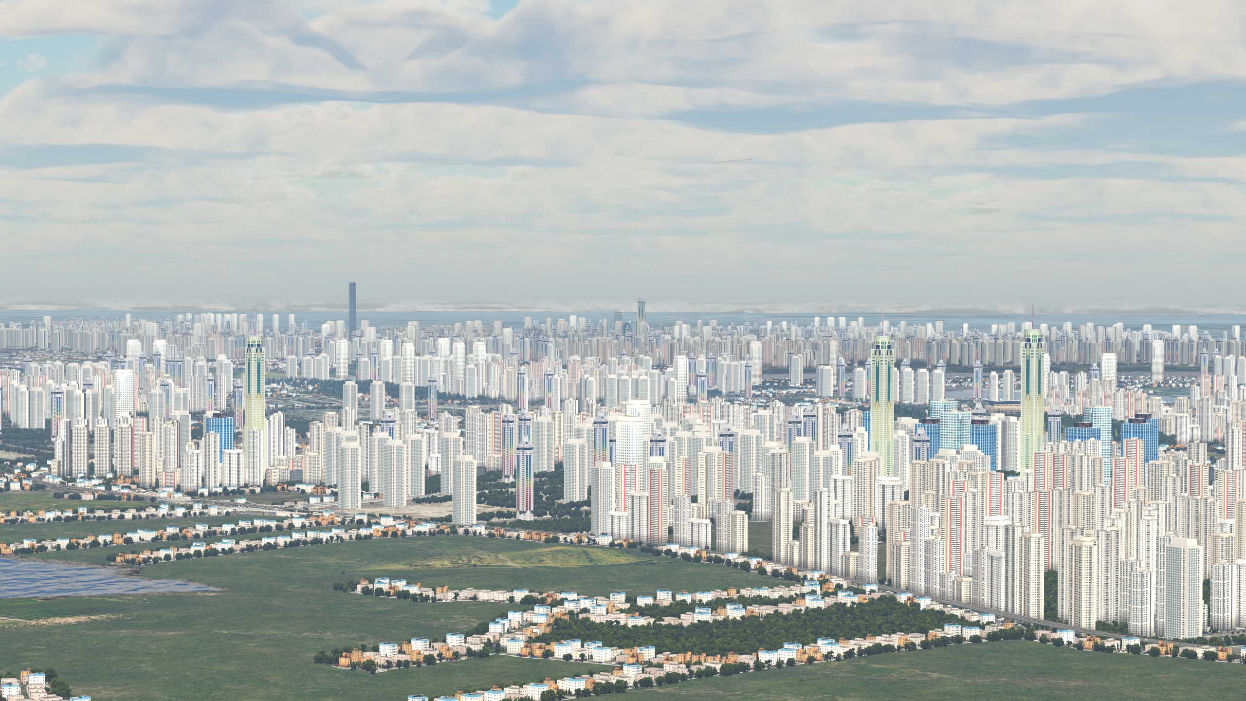 XP11 城市地景-----升级版武汉市-6145 
