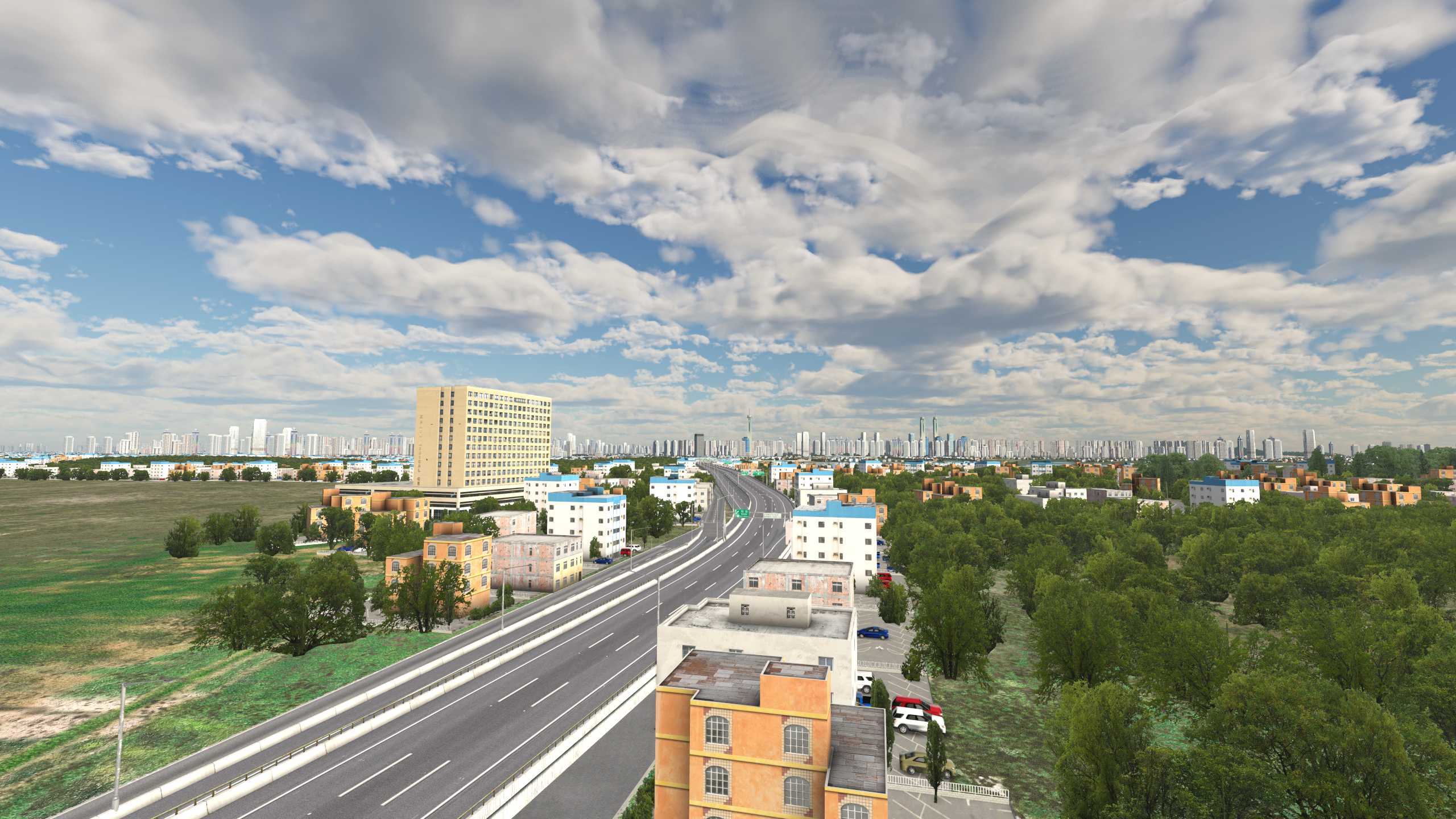 XP11 城市地景-----升级版武汉市-6646 