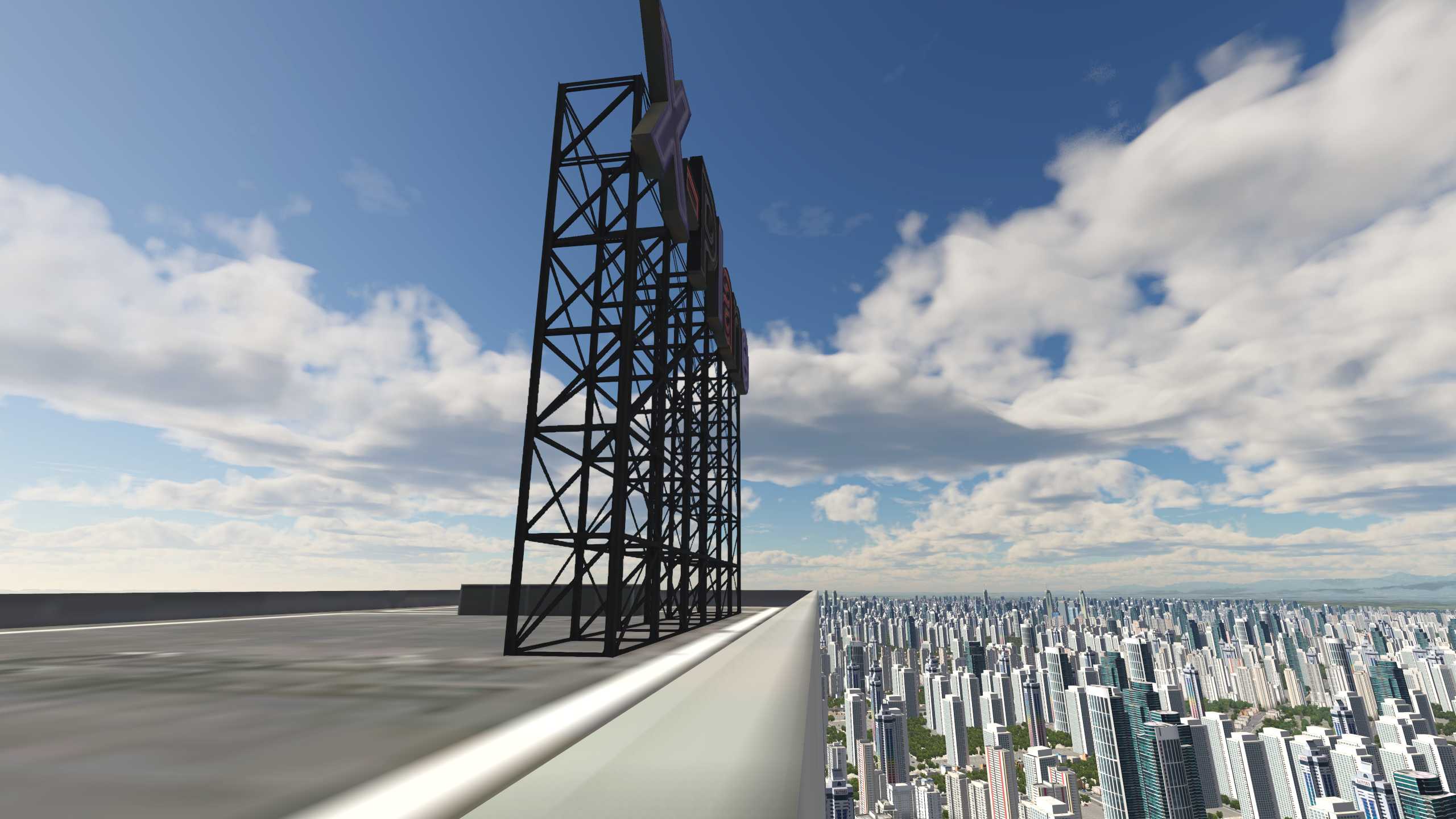 XP11 城市地景-----成都市再次升级效果-4151 