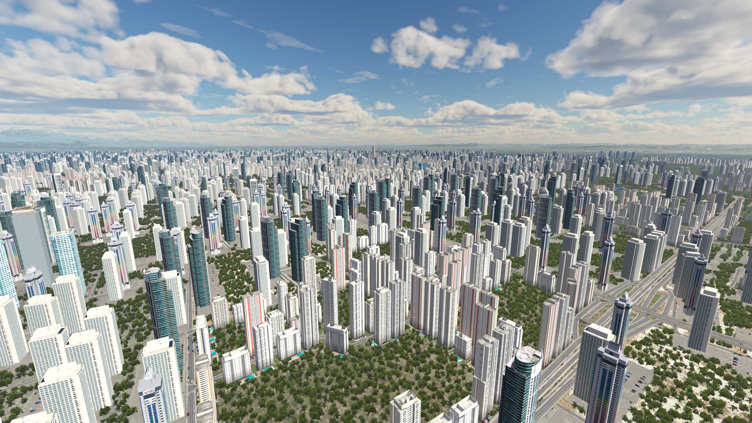 XP11 城市地景-----成都市再次升级效果-2146 