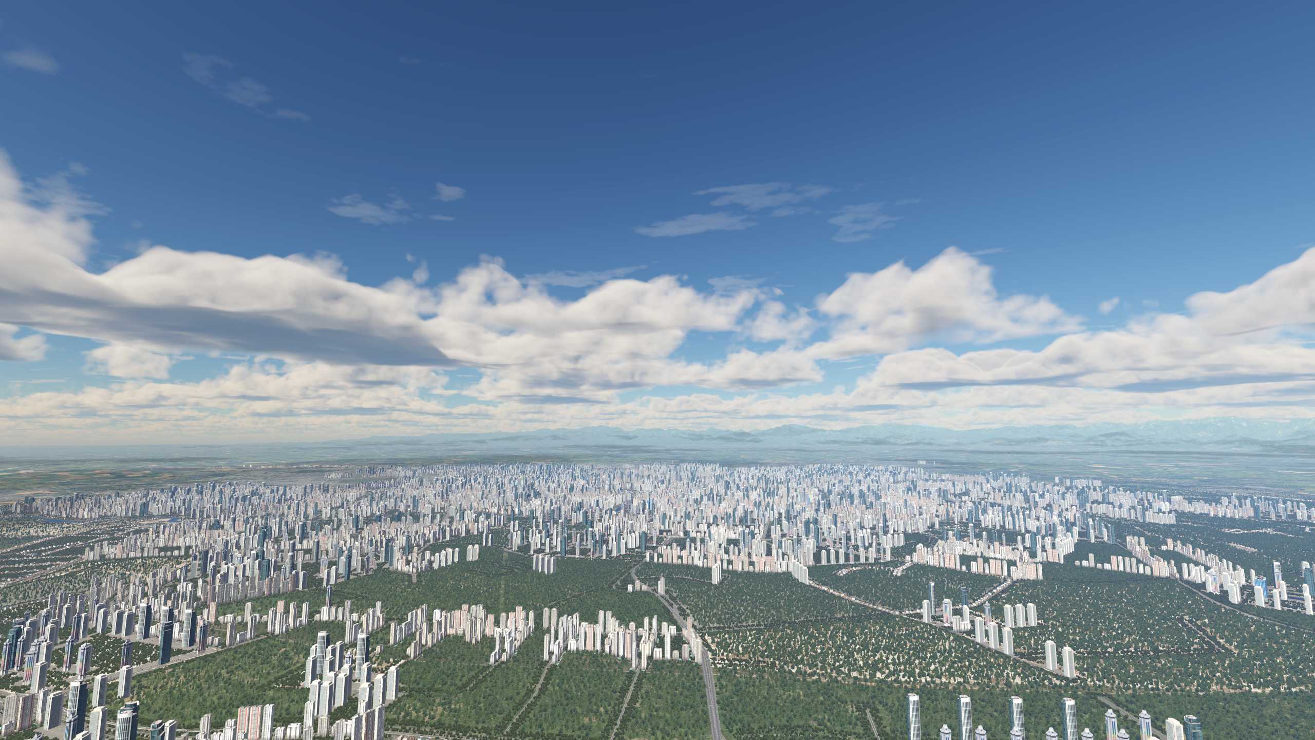 XP11 城市地景-----成都市再次升级效果-2380 