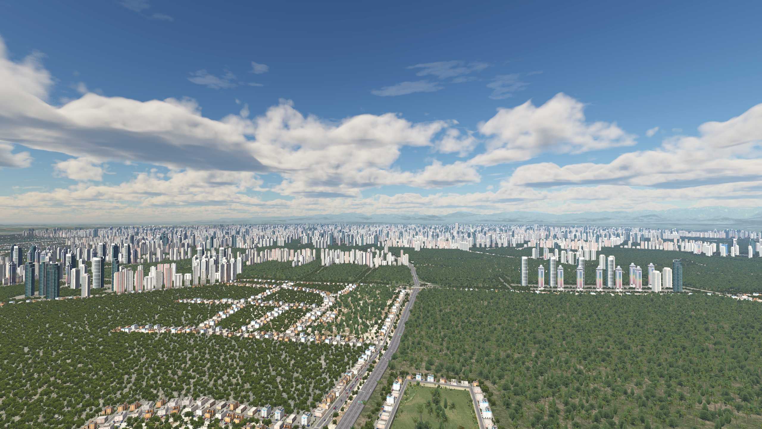 XP11 城市地景-----成都市再次升级效果-1824 