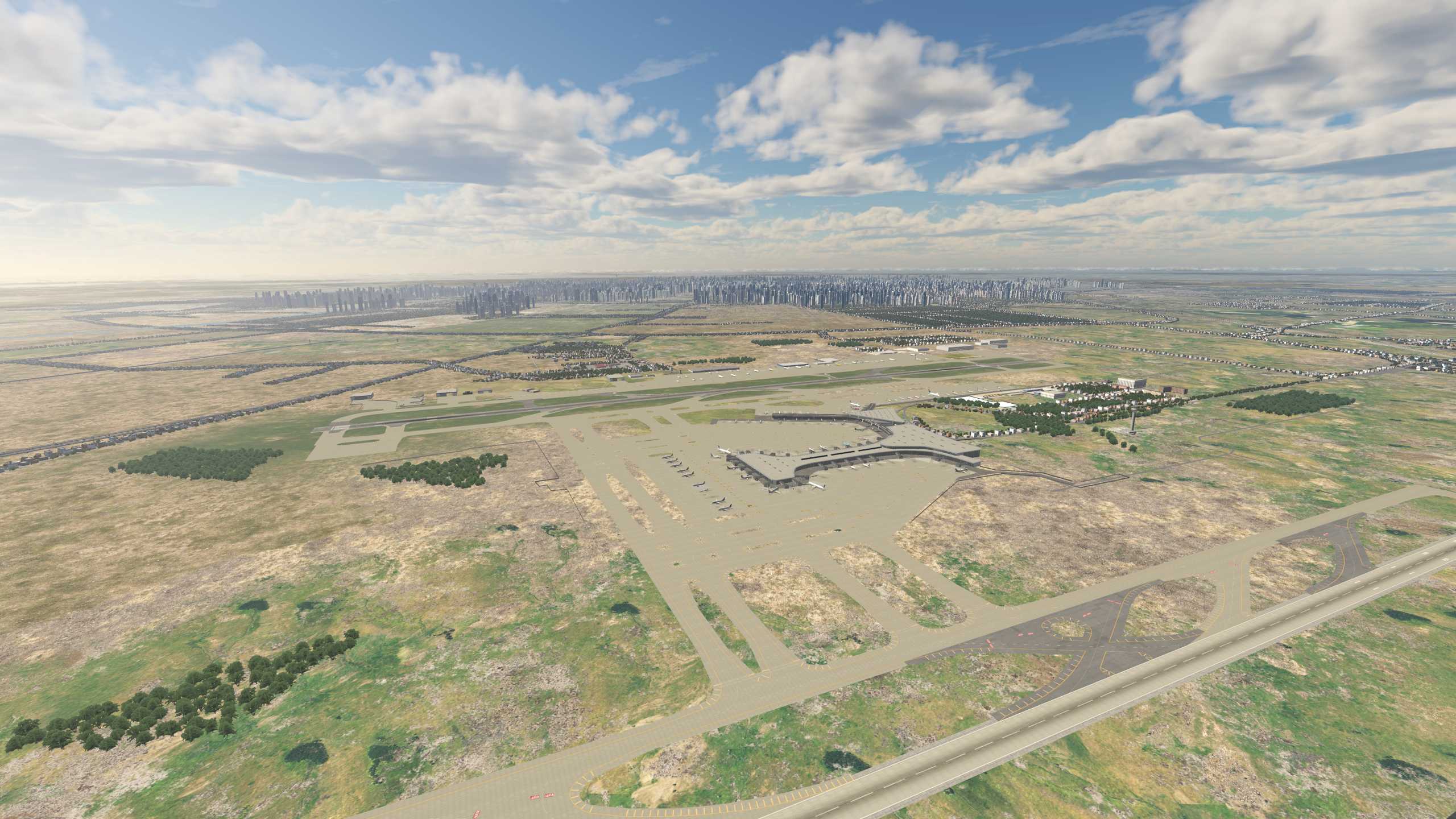 XP11 城市地景-----天津市效果-4893 