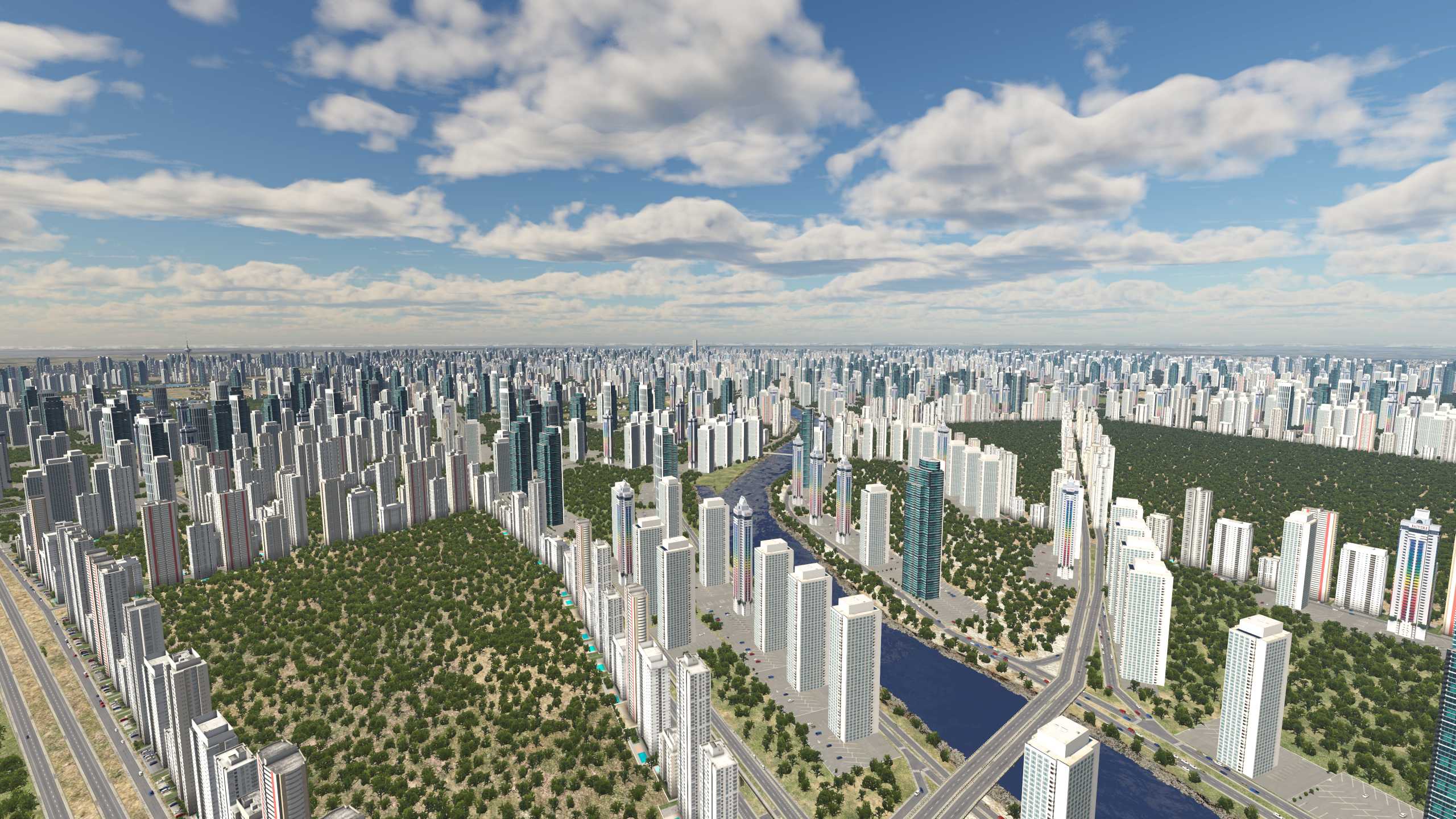 XP11 城市地景-----天津市效果-7202 