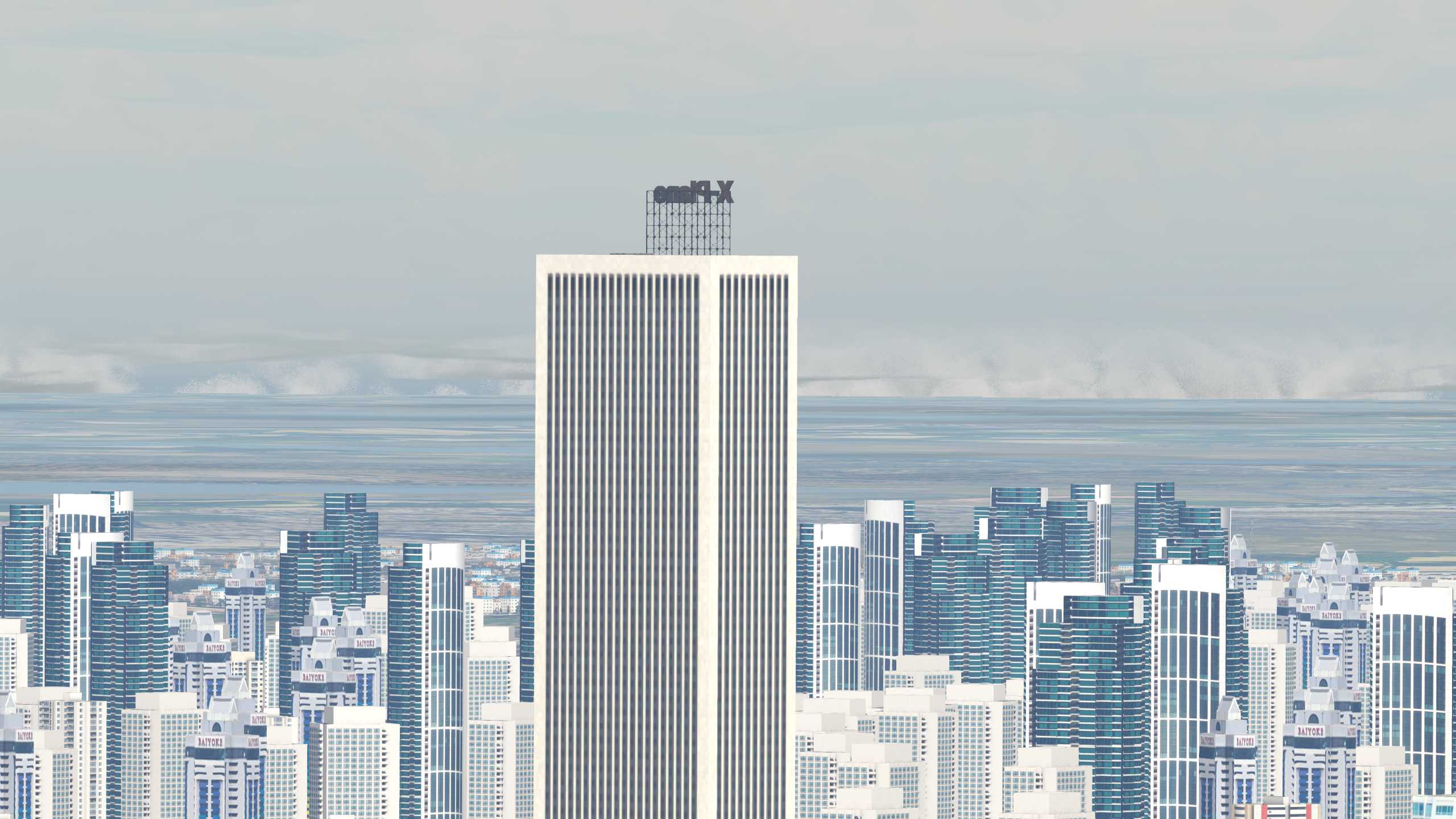XP11 城市地景-----天津市效果-5459 