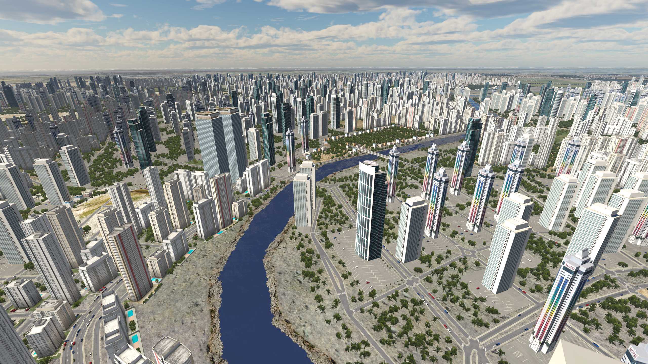 XP11 城市地景-----天津市效果-2859 