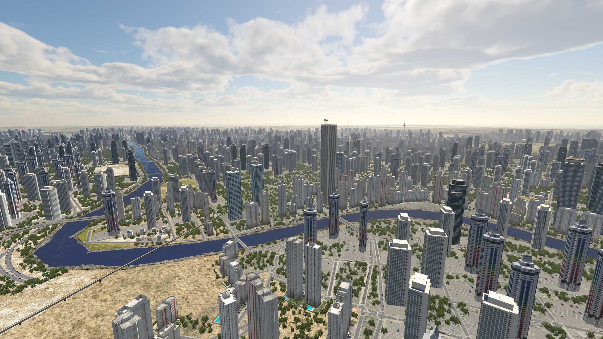 XP11 城市地景-----天津市效果-4168 