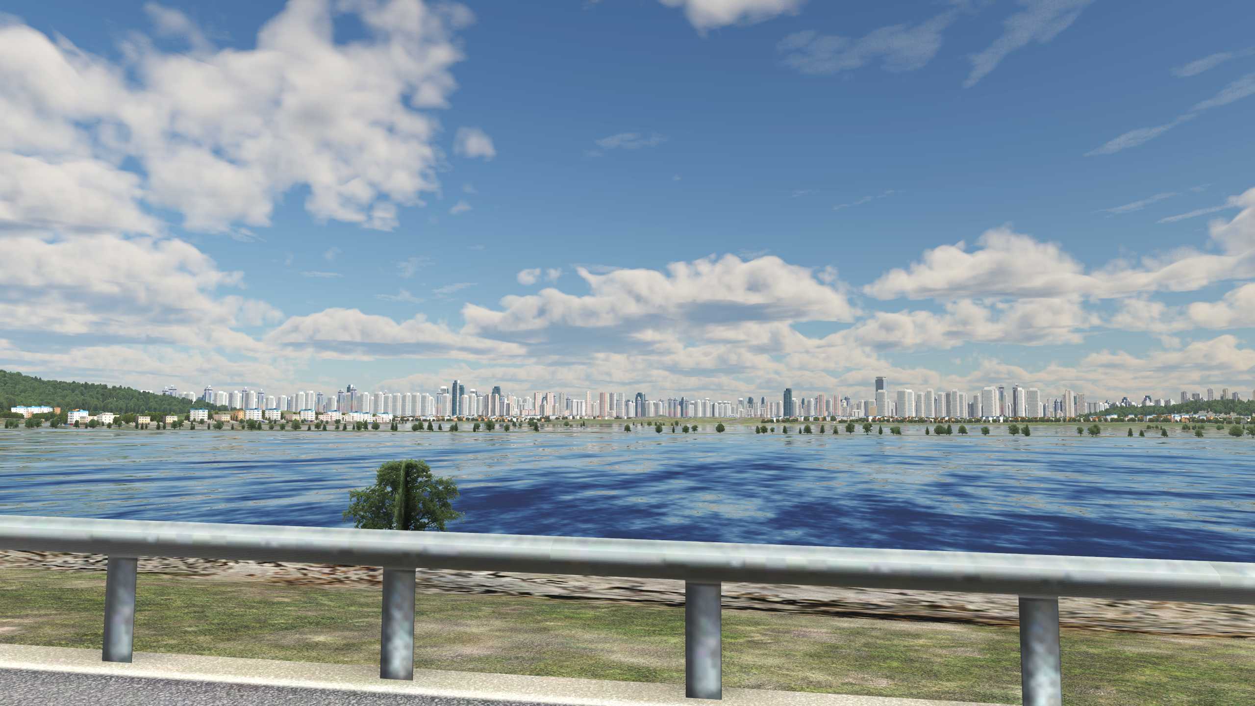 XP11 城市地景-----杭州市再次升级效果-5786 