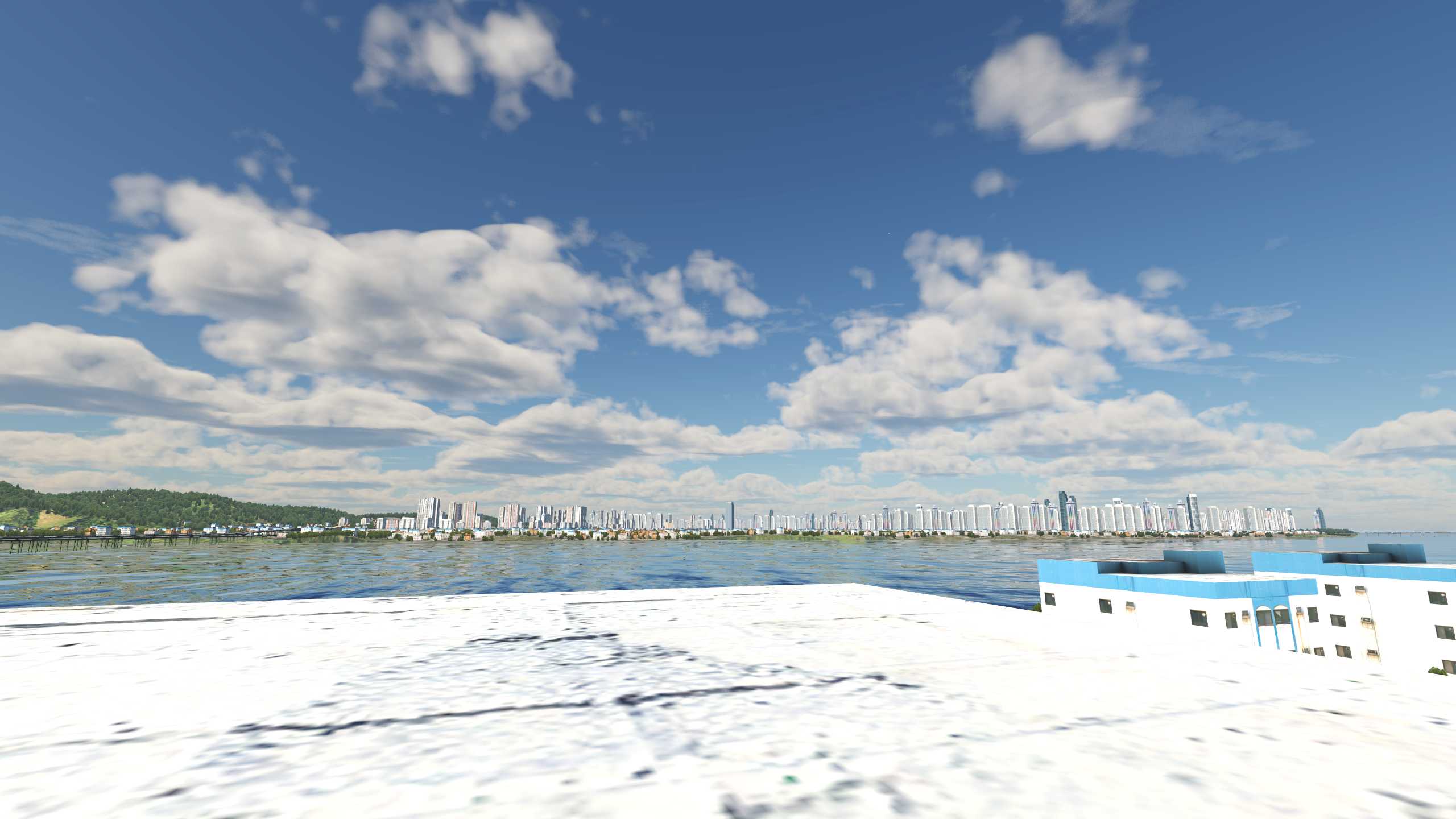 XP11 城市地景-----杭州市再次升级效果-2801 