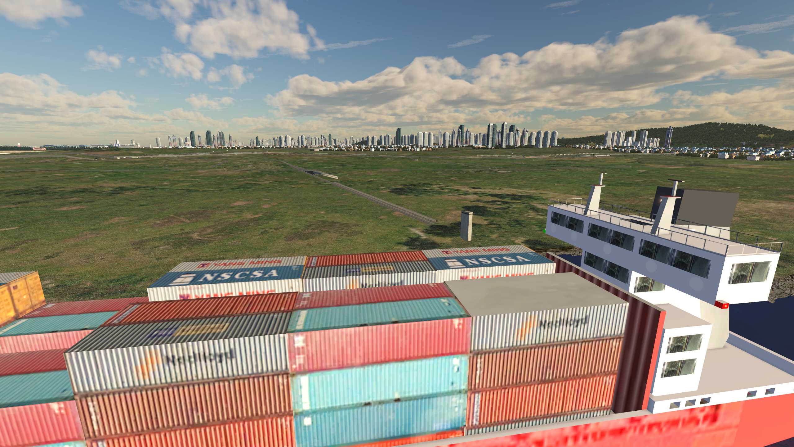 XP11 城市地景-----厦门市再次升级效果-4638 