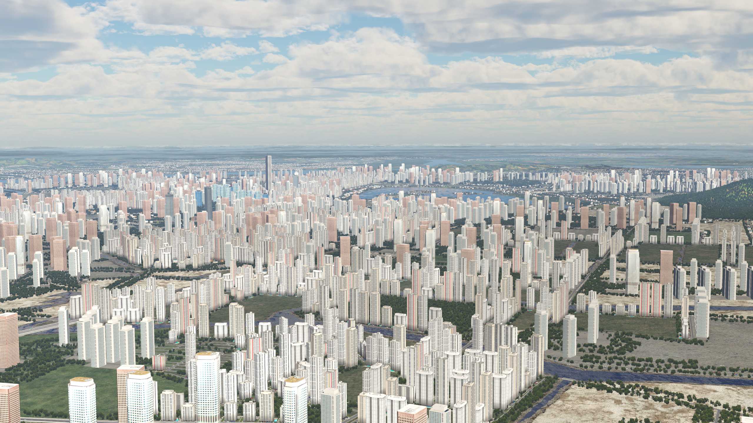 XP11 城市地景-----南京市升级效果（版本1）-1692 