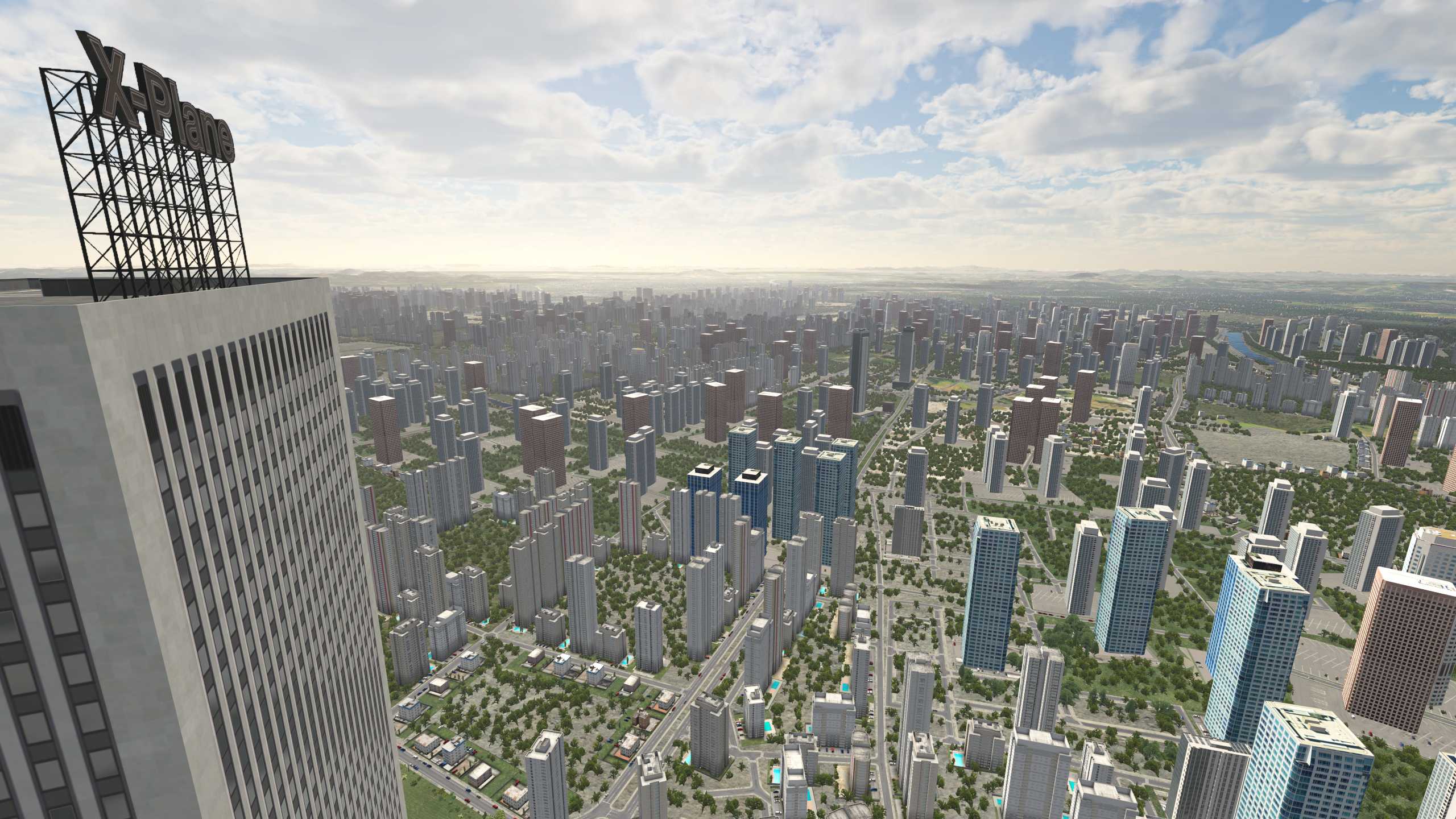 XP11 城市地景-----南京市升级效果（版本1）-9722 