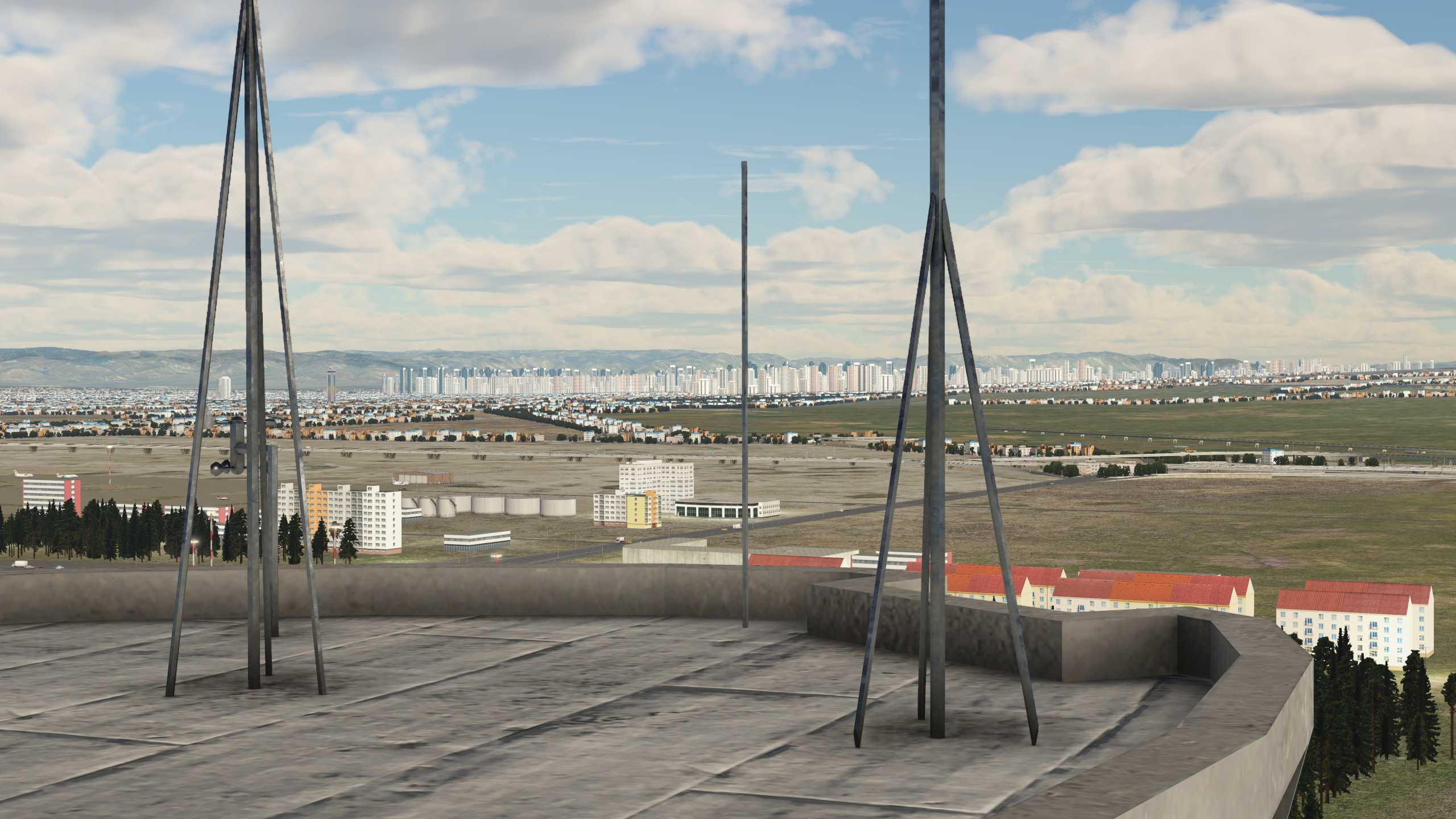 XP11 城市地景-----太原效果-1702 