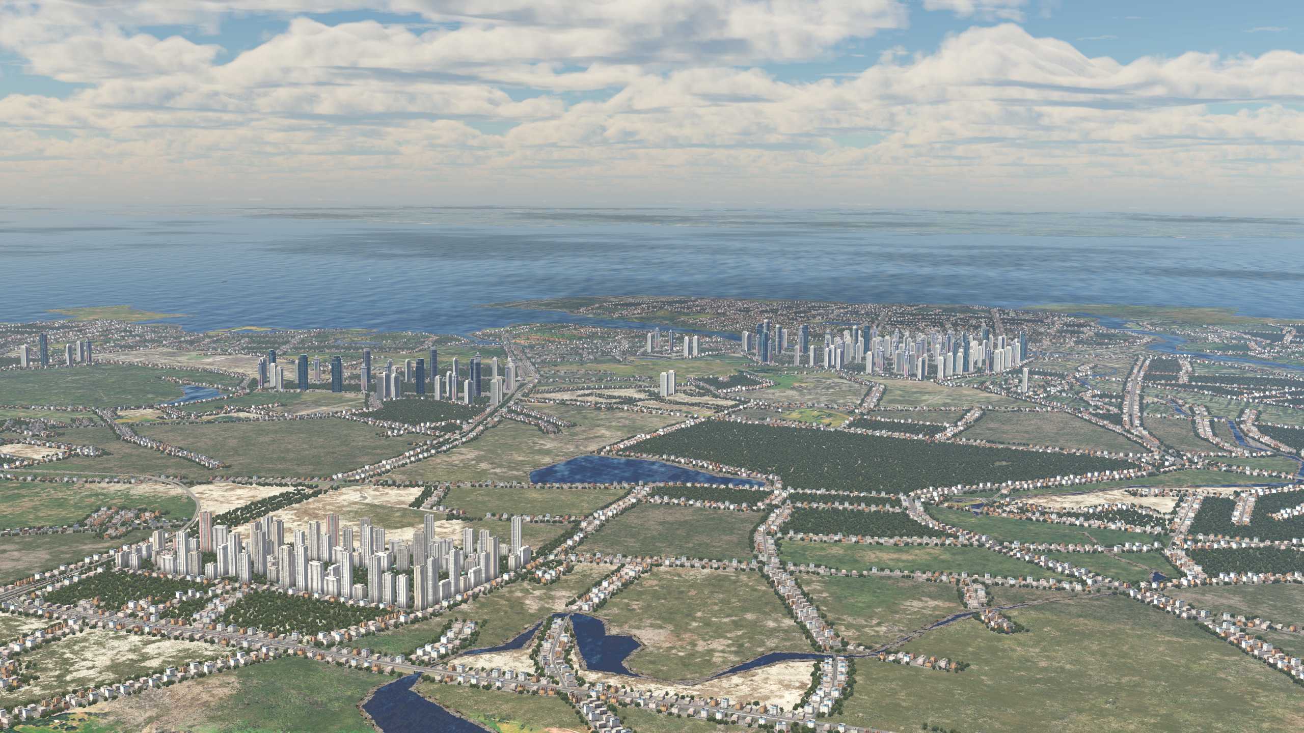 XP11 城市地景-----海口效果-1098 