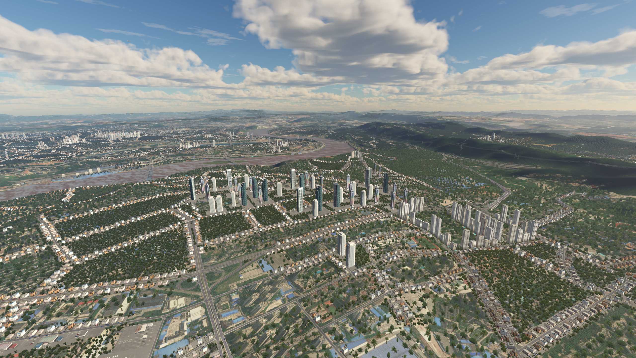 XP11 城市地景-----重庆效果-759 