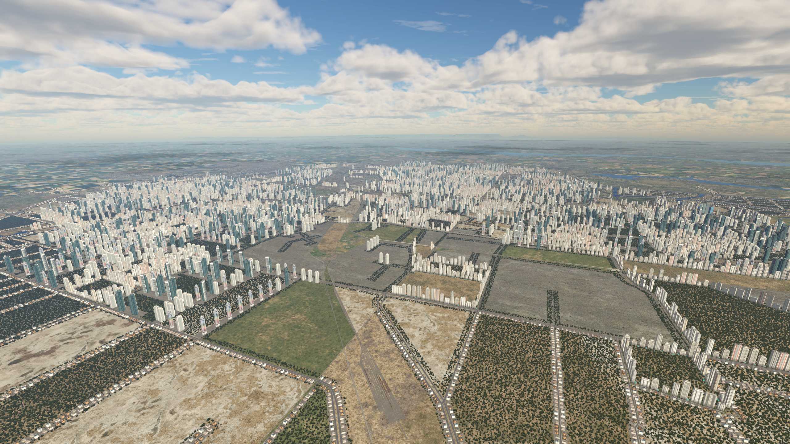 XP11 城市地景-----郑州效果-2717 