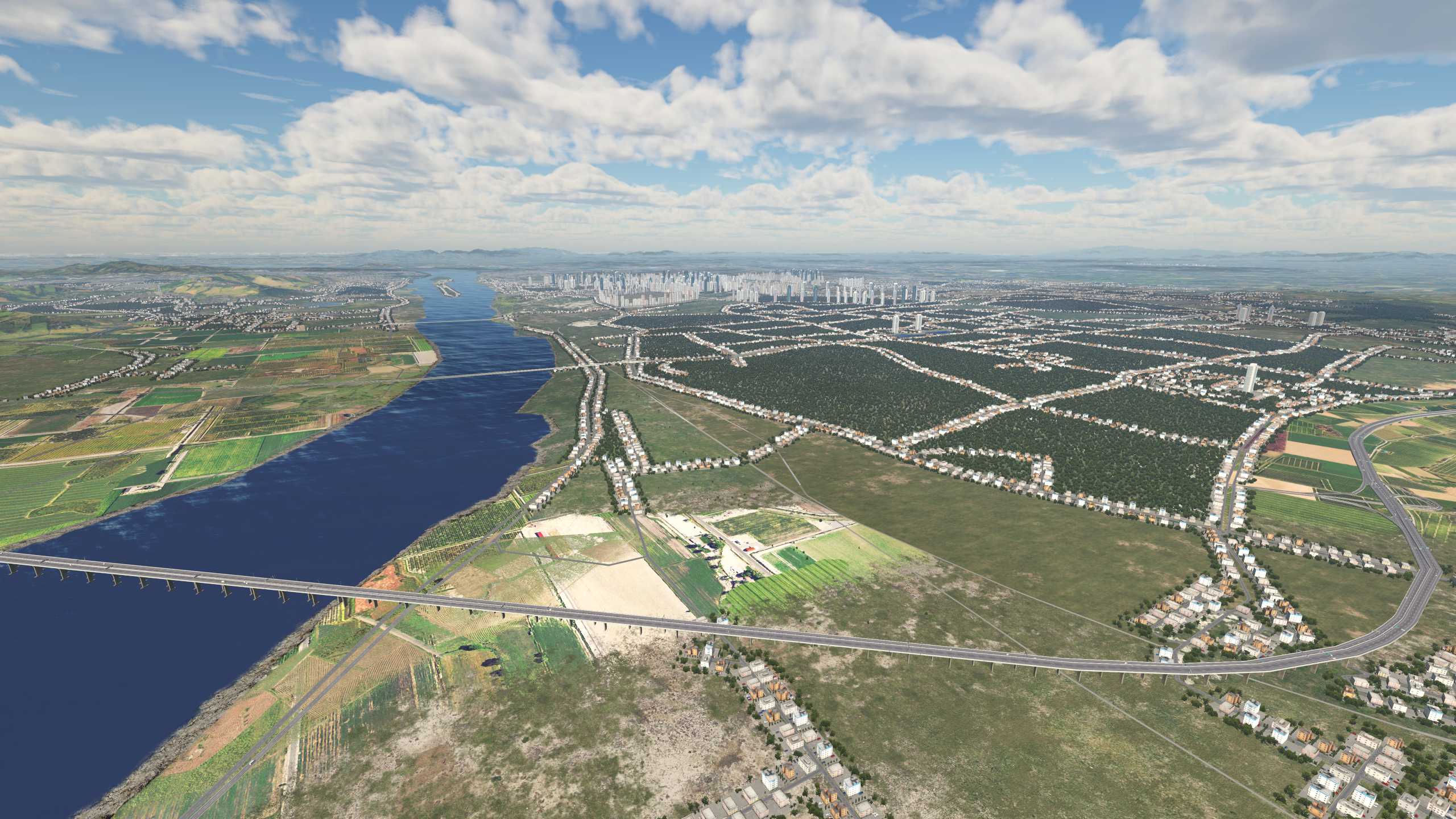 XP11 城市地景-----长沙效果-5035 