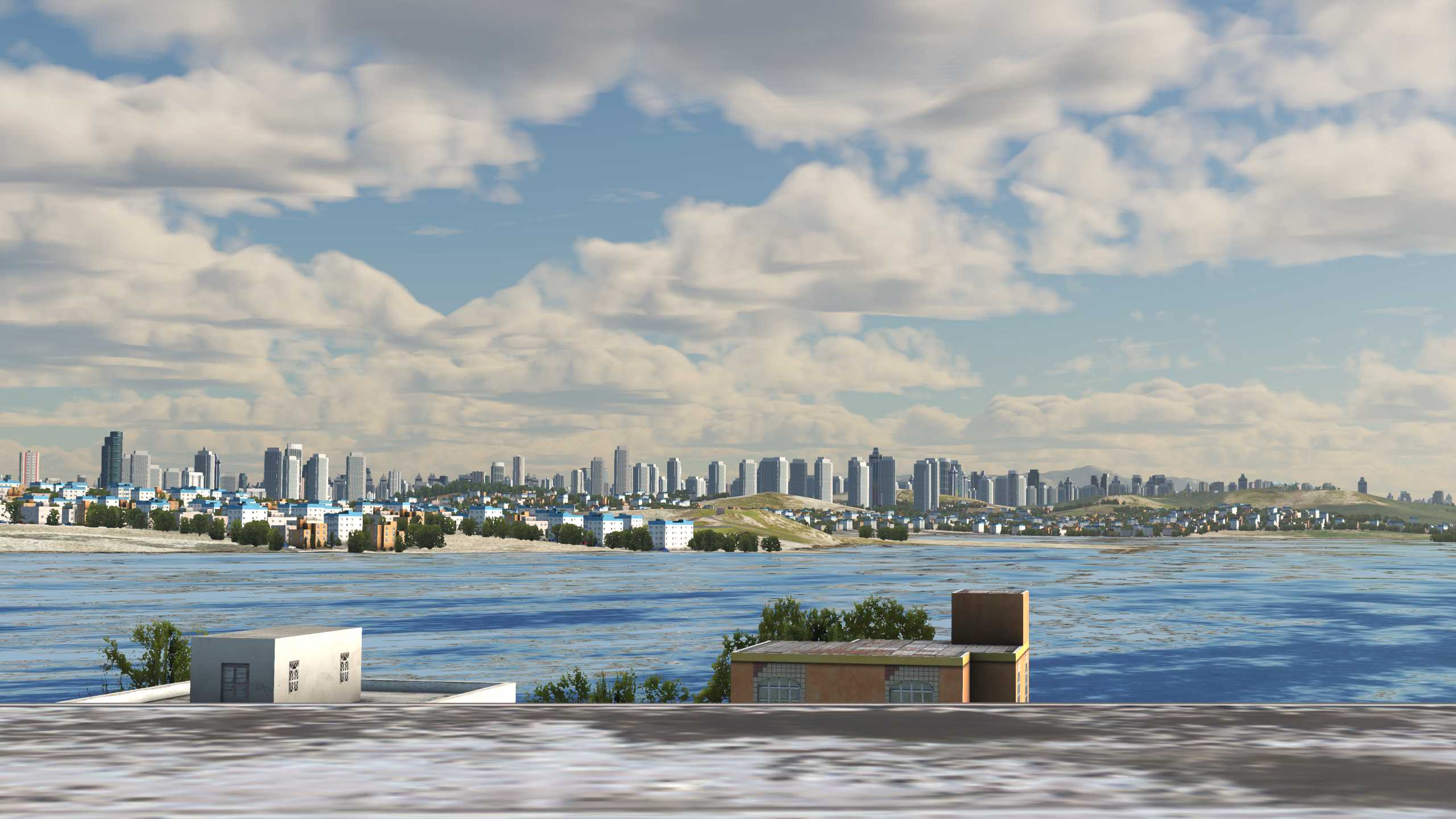 XP11 城市地景-----青岛效果-83 