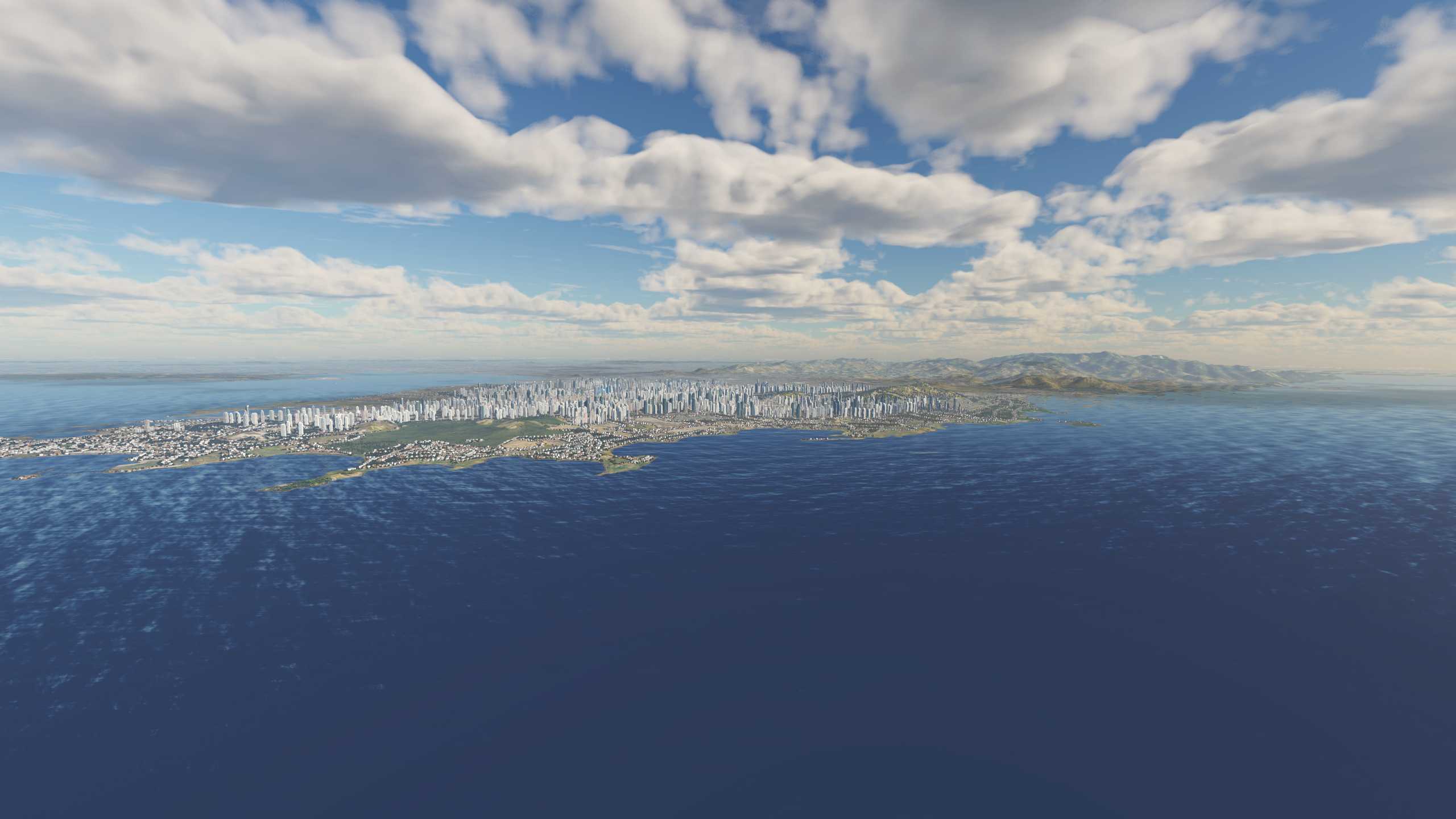 XP11 城市地景-----青岛效果-8064 