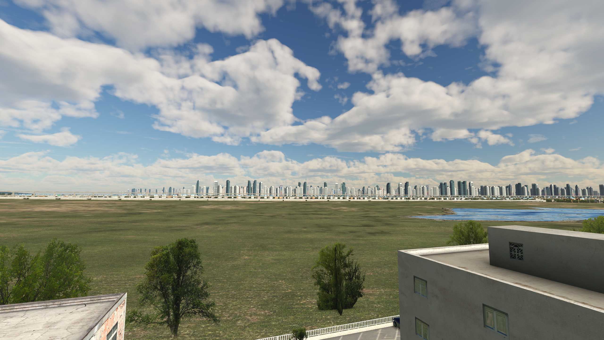XP11 城市地景-----合肥市升级效果-8489 
