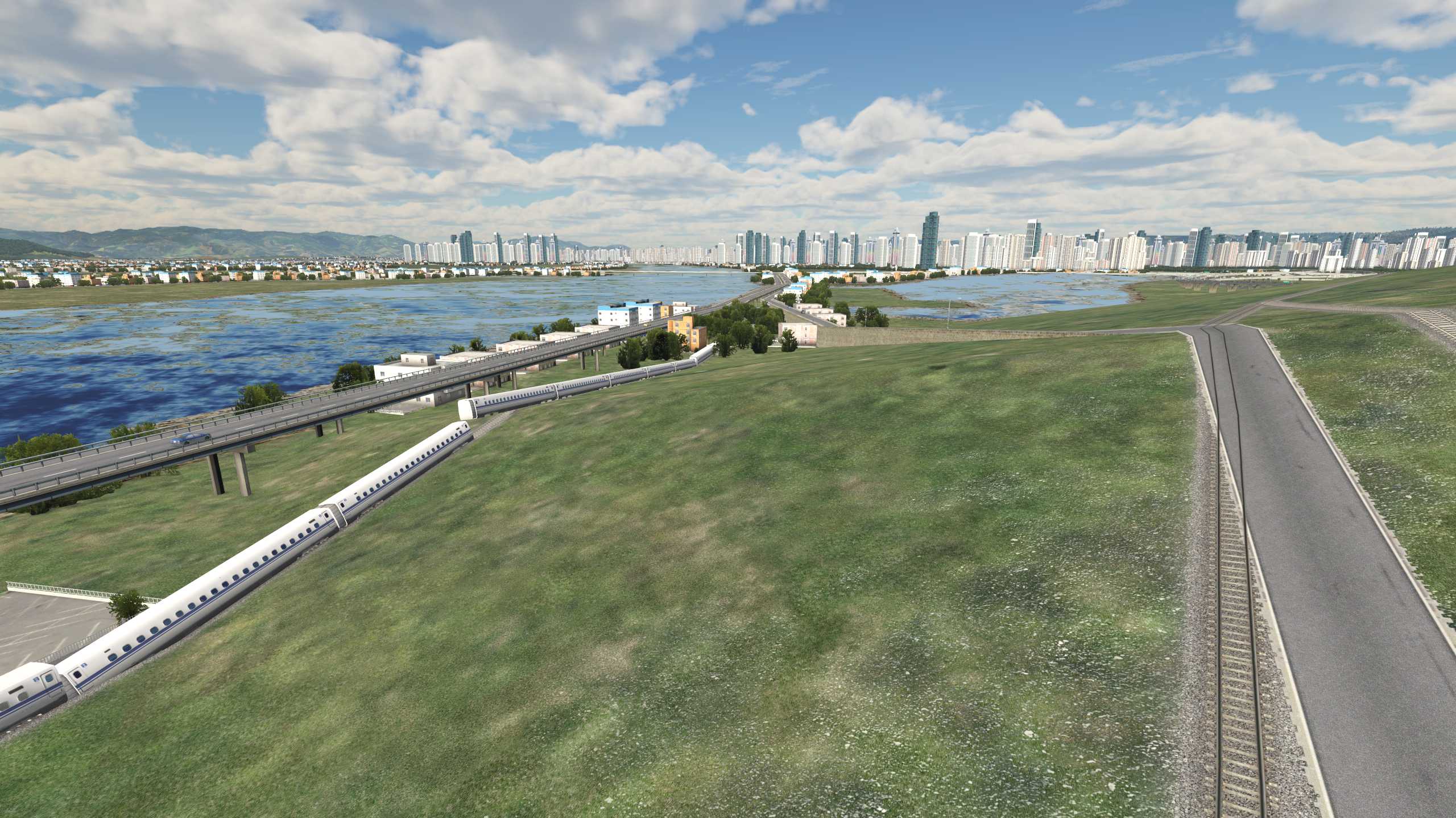 XP11 城市地景-----福州效果-399 