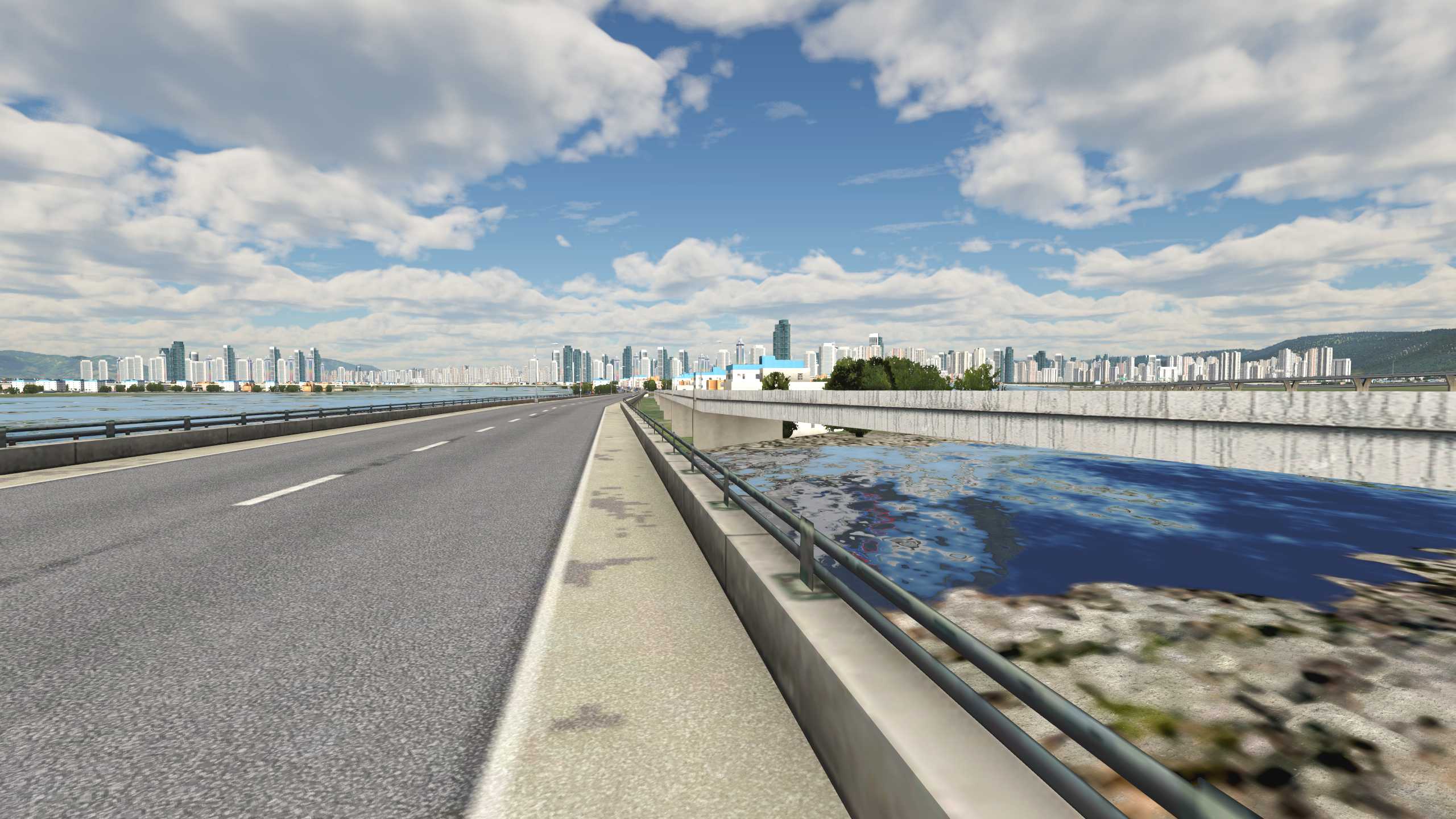 XP11 城市地景-----福州效果-1329 