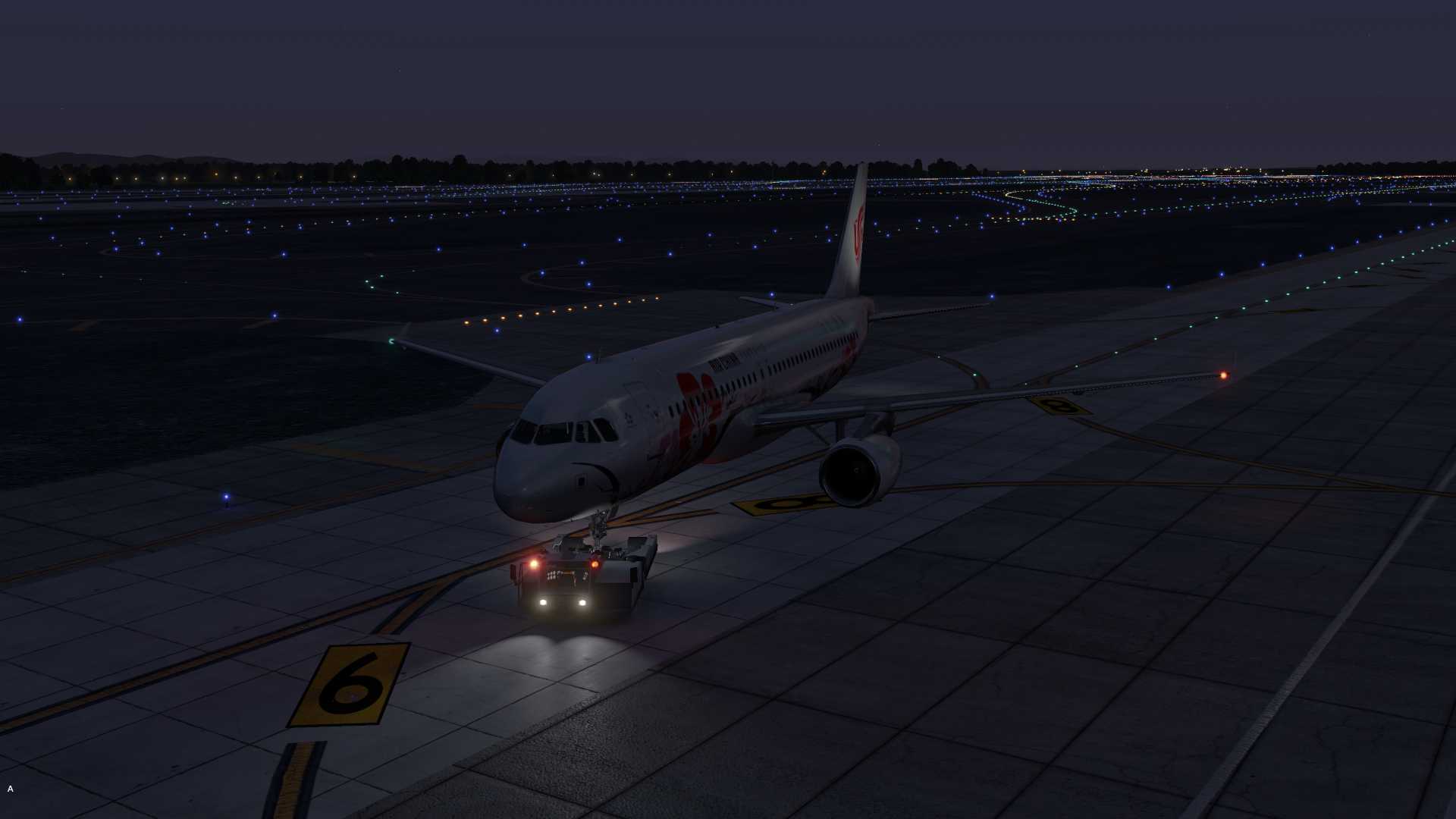 【X-Plane 11】黄昏接近时-3719 