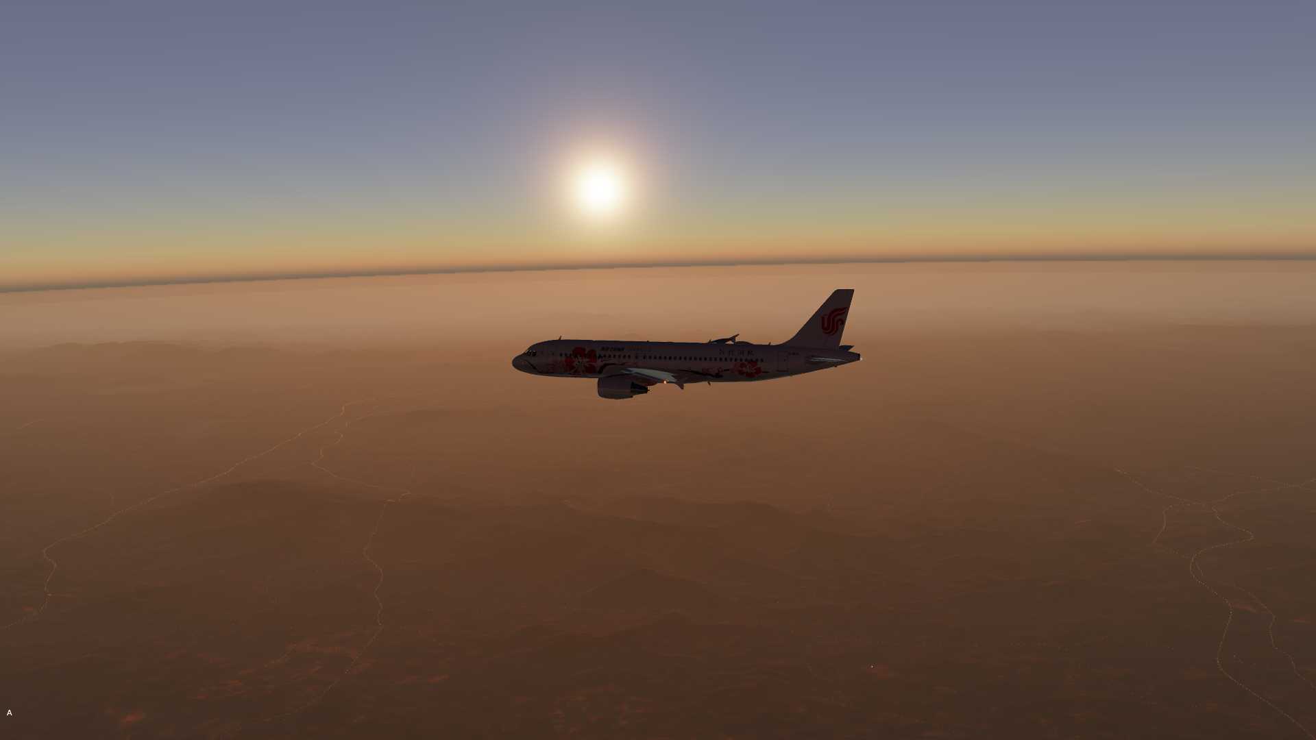 【X-Plane 11】黄昏接近时-537 