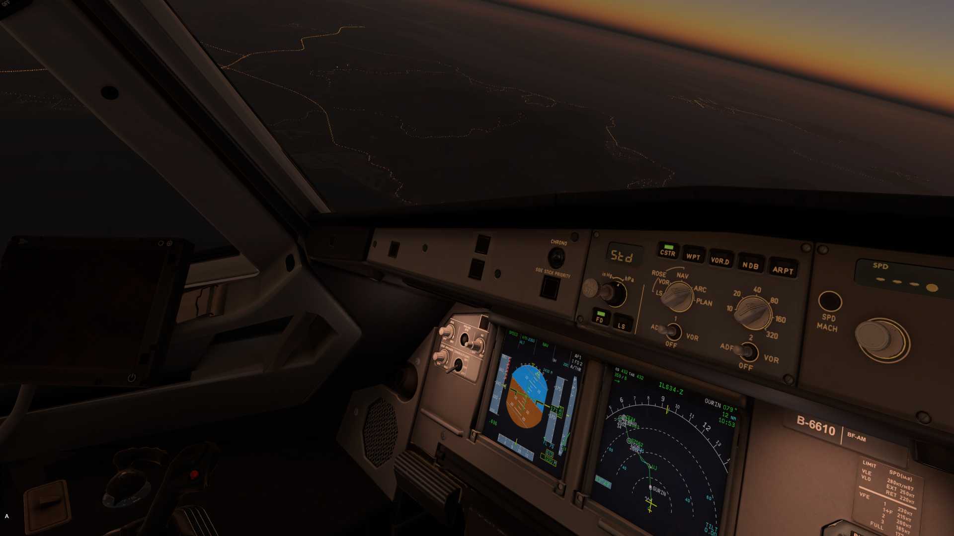 【X-Plane 11】黄昏接近时-493 