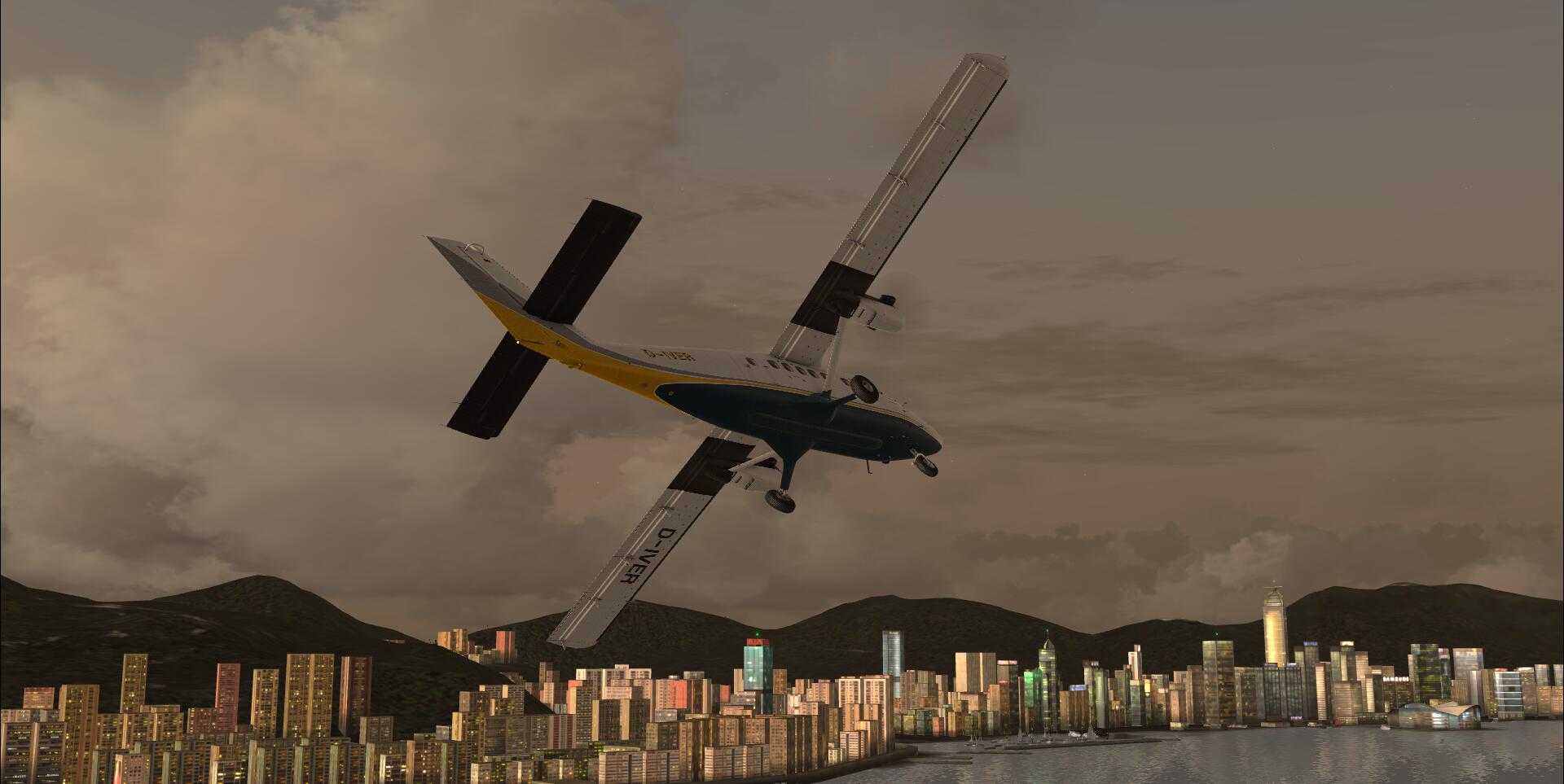 DHC-6 双水獭 香港的一次爬楼之行-8055 