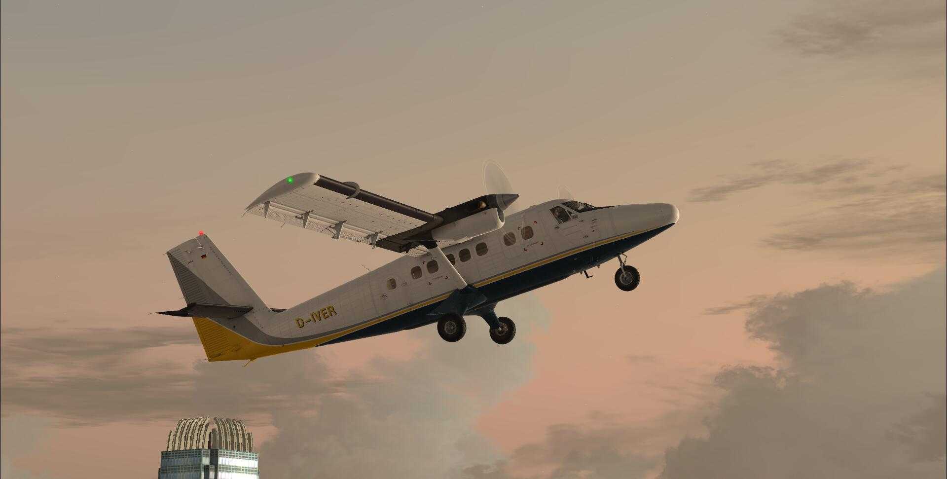 DHC-6 双水獭 香港的一次爬楼之行-936 